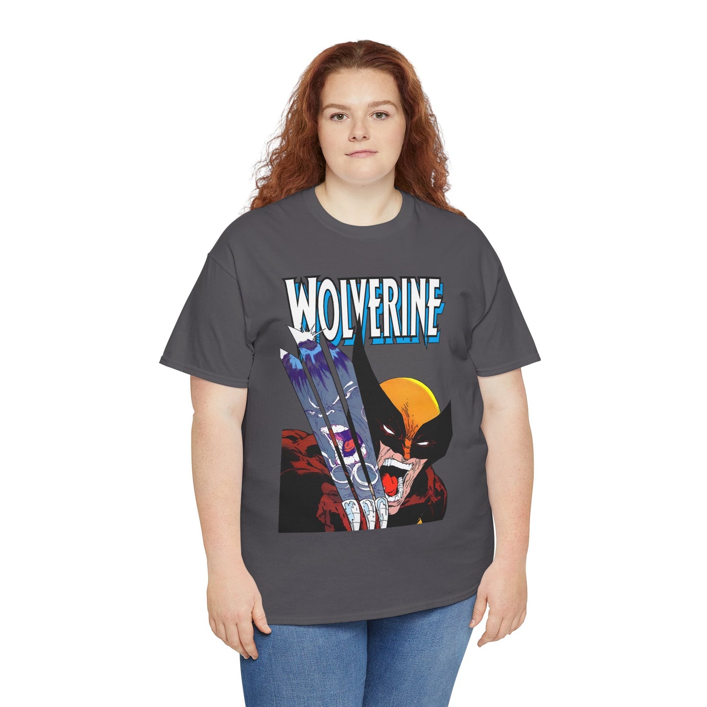 Wolverine T-Shirt - Amazing Todd McFarlane Art - Classic Image Vs Incredible Hulk - Marvel Comics - Logan