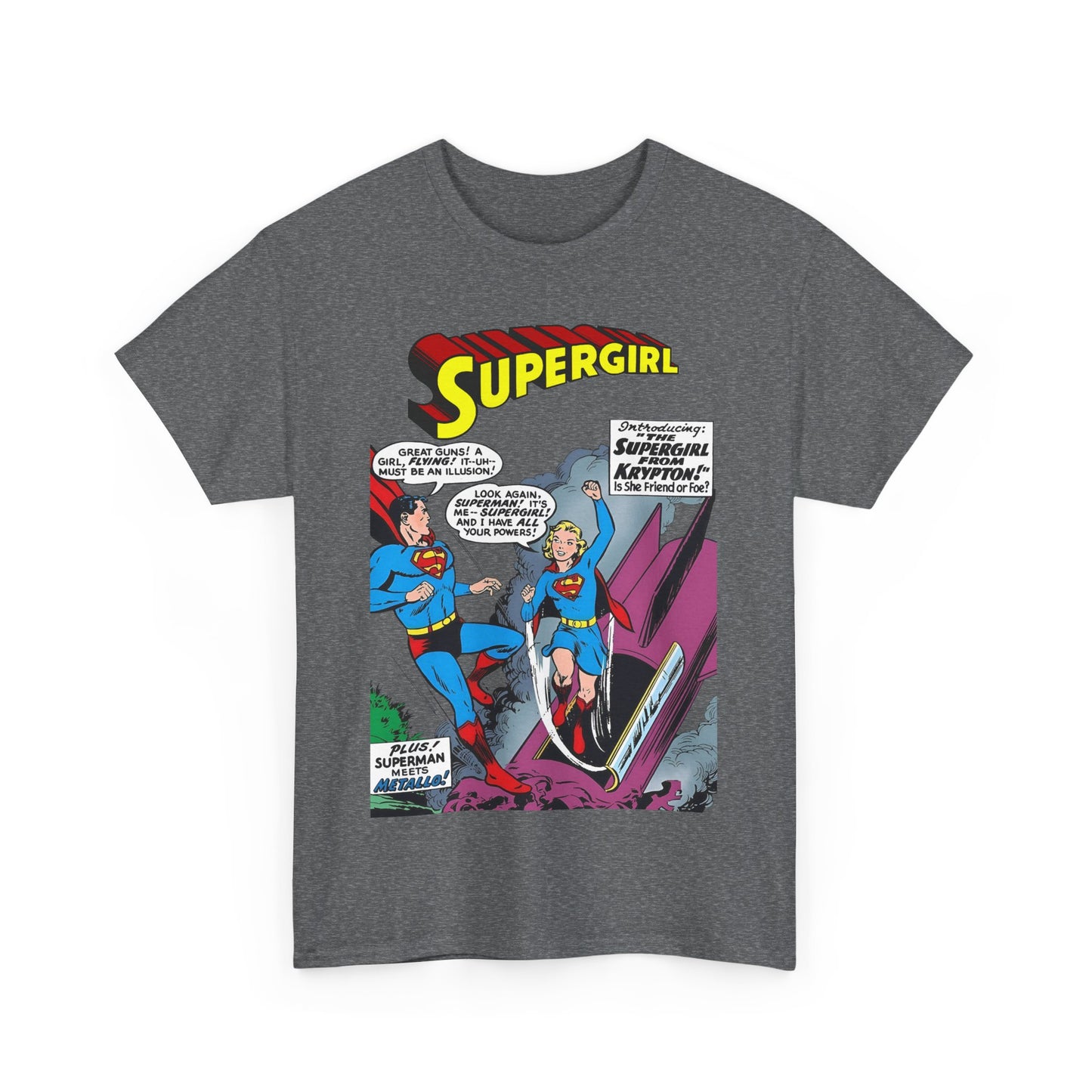 Supergirl T-Shirt - Action Comics #252 - 1st Appearance of Supergirl Cover Art - Kara from Kandor - DC Comics