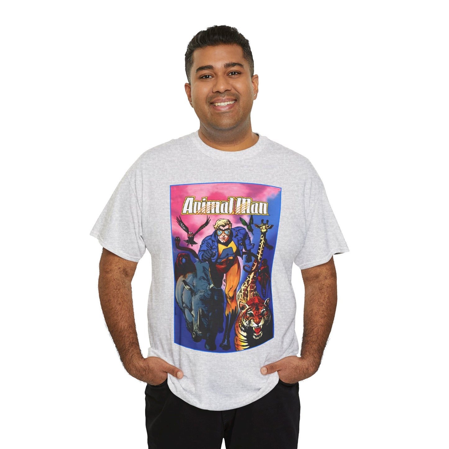 Animal Man T-Shirt - Brian Bolland Art - #1 Cover Art - Buddy Baker - DC Comics, Vertigo Comics