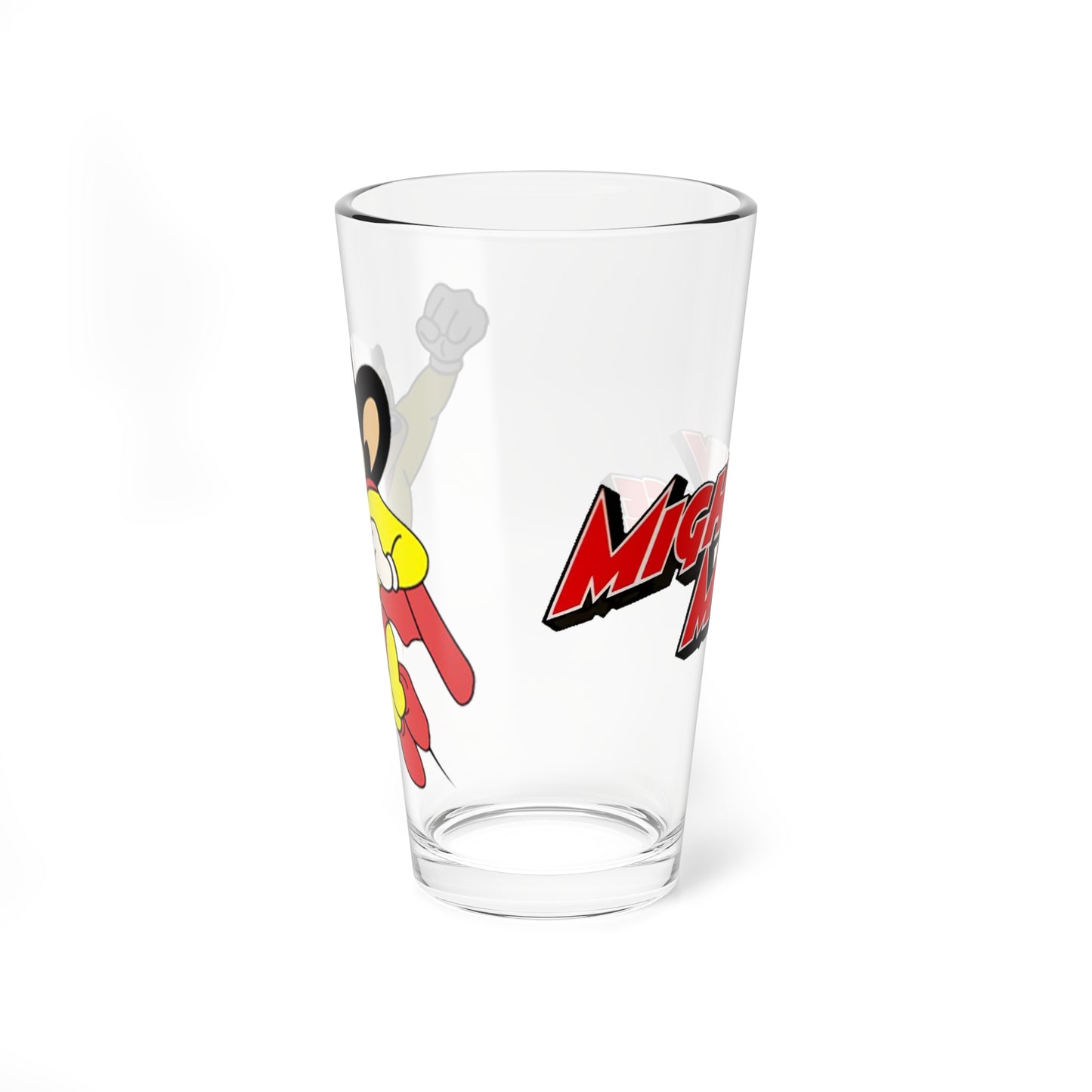 Mighty Mouse Pint Glass, 16oz - Terrytoons - Classic Cartoon Character