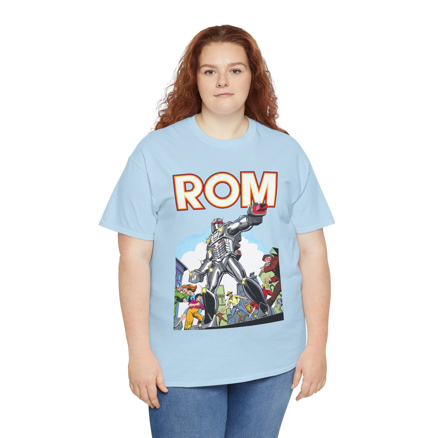 Rom: Spaceknight T-Shirt - Marvel Comics Art- Retro Character - Dire Wraiths