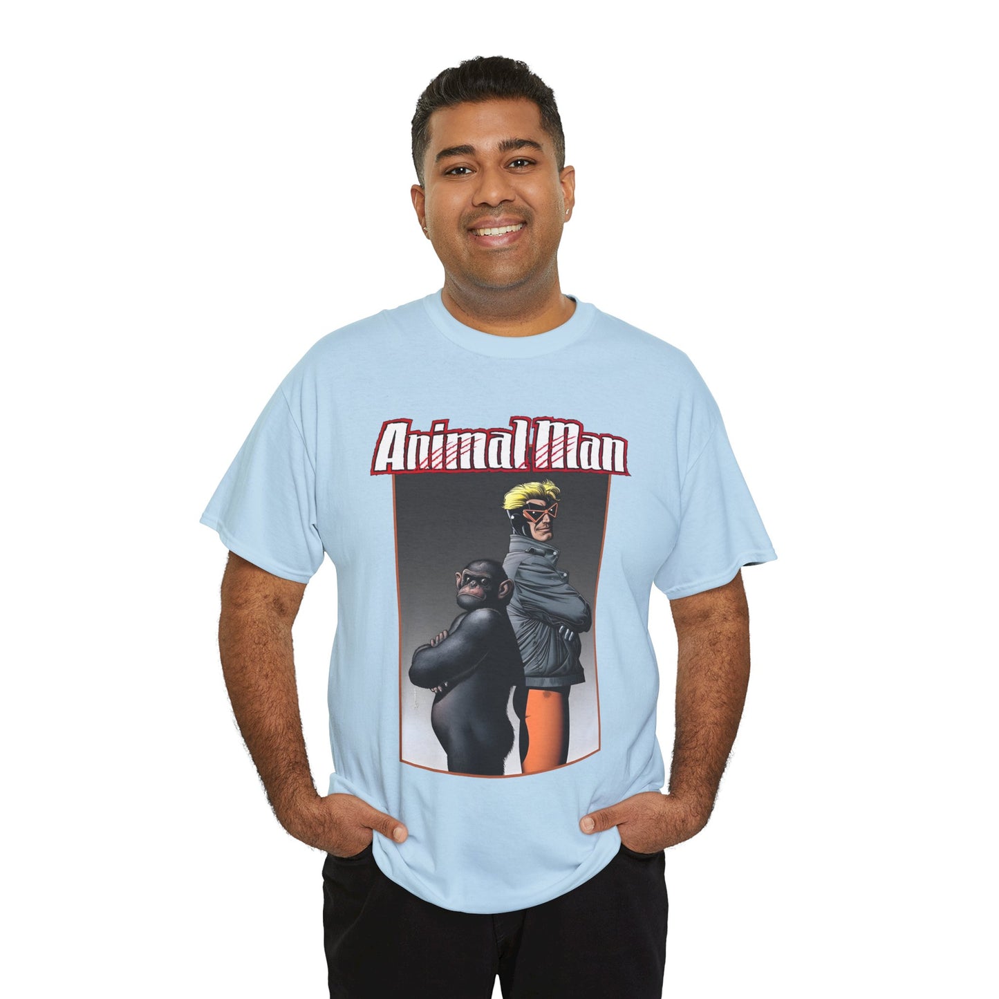 Animal Man T-Shirt - Brian Bolland Art - Buddy Baker - Grant Morrison Series - Vertigo Comics/DC Comics