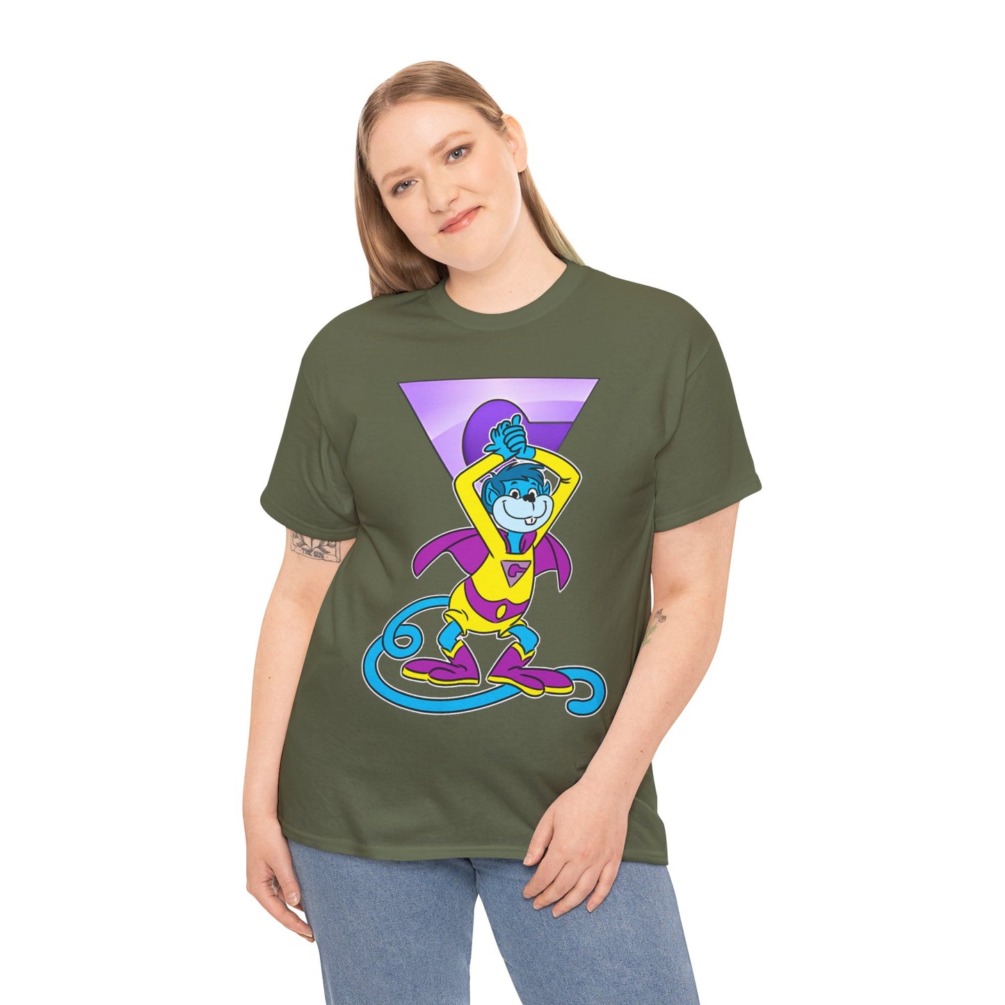 Gleek T-Shirt - Super Friends Cartoon - Wonder Twins Mascot - DC Comics - Space Monkey from Exxor - Zan & Jayna