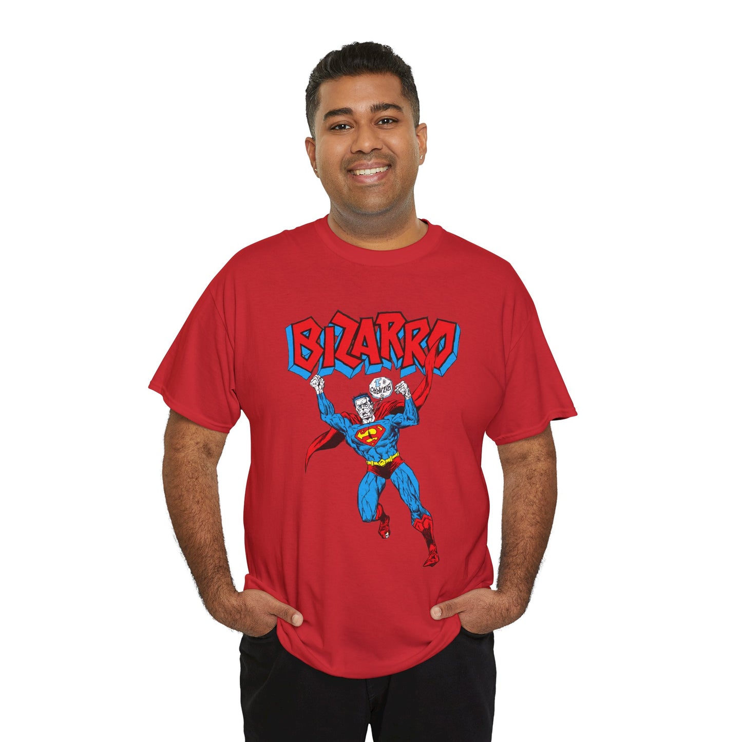 Bizarro T-Shirt - Superman Villain - DC Comics - Bizarro World - Who's Who Art - Silver Age Favourite