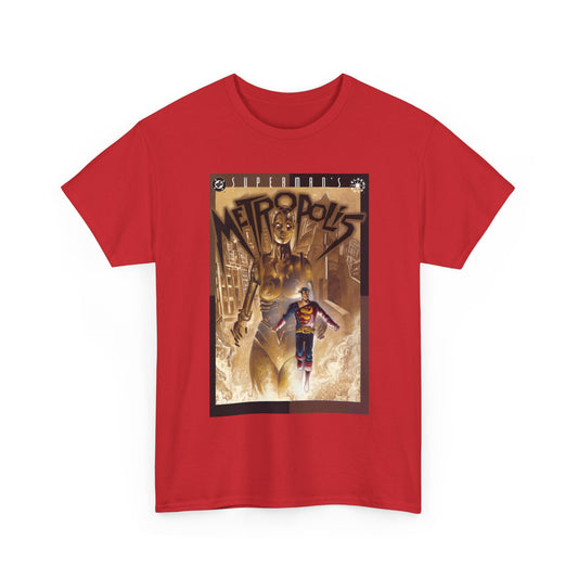 Superman's Metropolis T-Shirt - Ted McKeever Art - Elseworlds Art Based on Fritz Lang's Movie - DC Comics