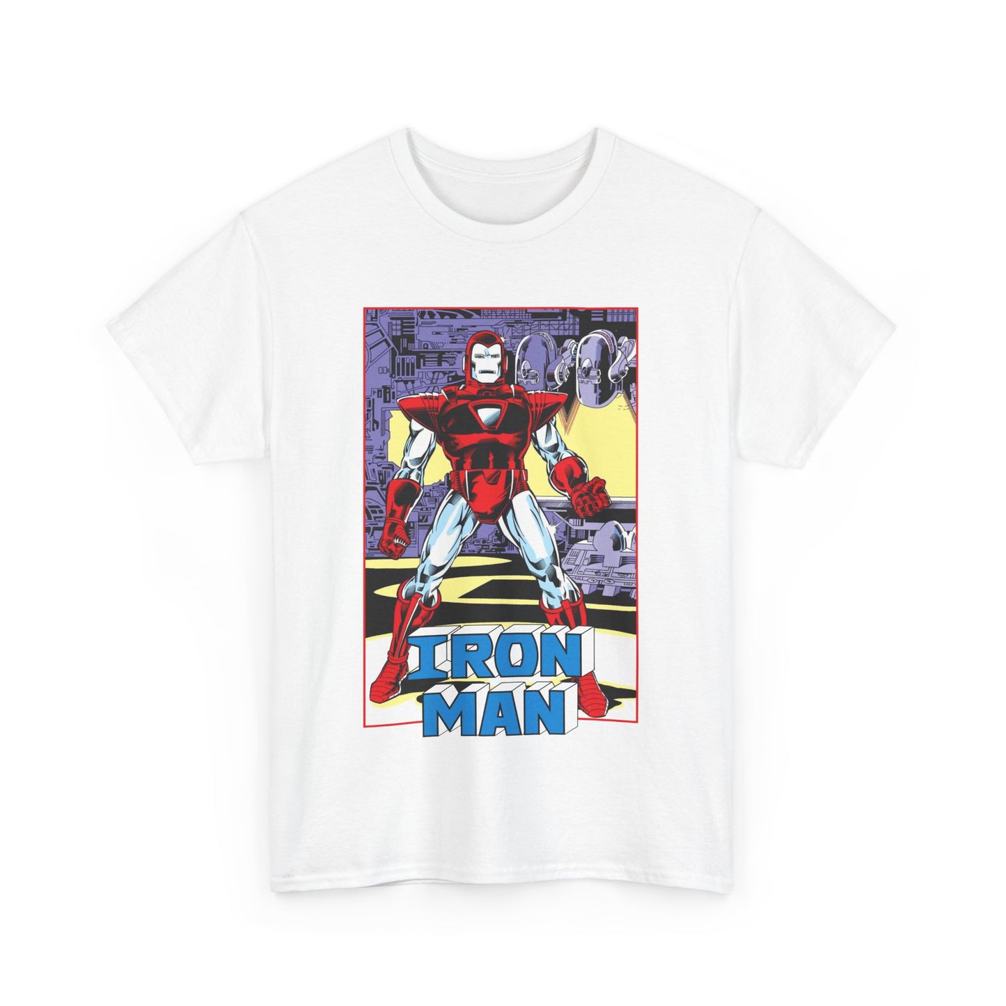 Iron Man T-Shirt - Tony Stark, Stark Industries - Silver Centurion Armor - Marvel Comics