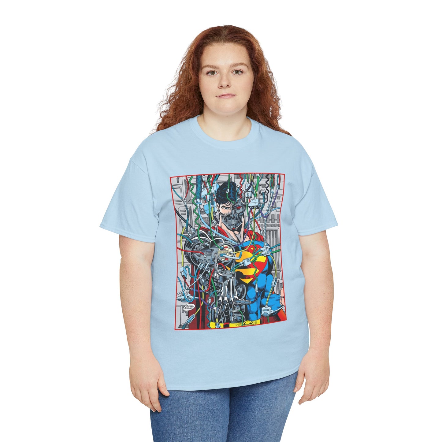 Cyborg Superman T-Shirt - DC Comics - Dan Jurgens Art - Reign of the Supermen - Popular 90s Story