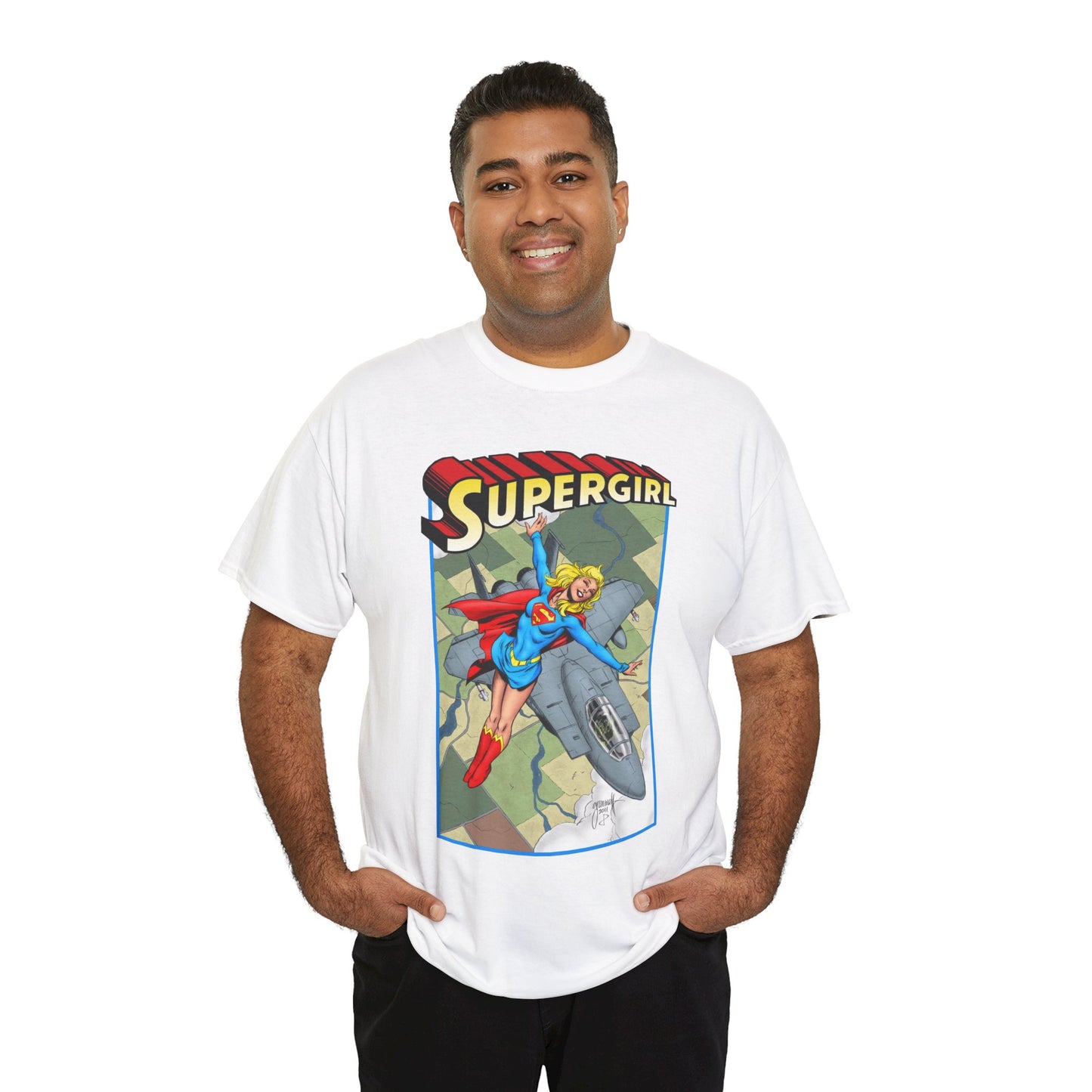 Supergirl T-Shirt - Tom Grummett Art - Kara from Argo City, Superman's Cousin - The Maid of Might - DC Comics