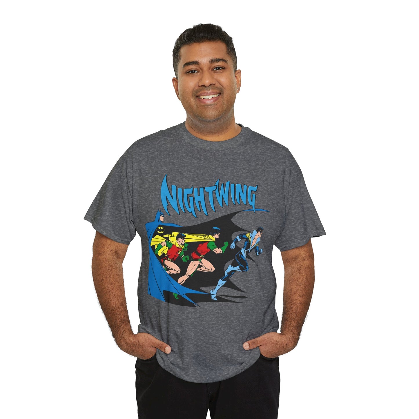 Nightwing T-Shirt - George Perez Art - Batman, Bruce Wayne, Robin, Dick Grayson - New Teen Titans Leader - DC Comics