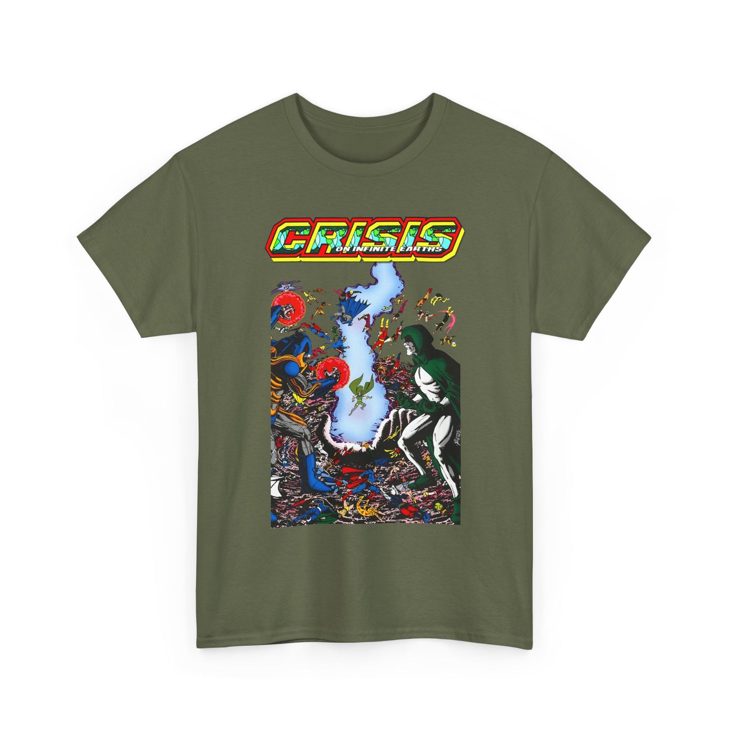 Crisis on Infinite Earths T-Shirt - George Perez Art - #10 Cover - Spectre Vs Anti-Monitor - DC Comics
