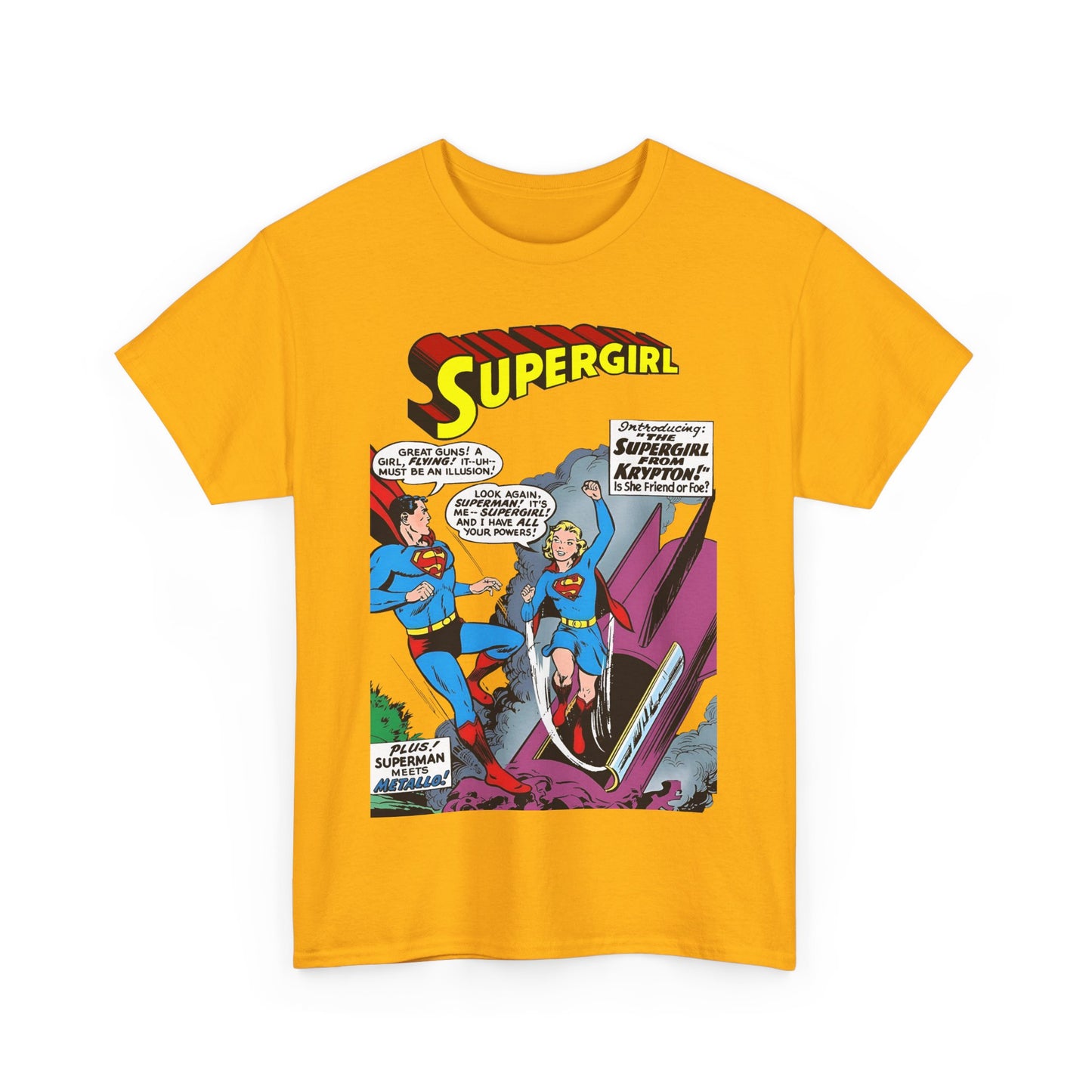 Supergirl T-Shirt - Action Comics #252 - 1st Appearance of Supergirl Cover Art - Kara from Kandor - DC Comics