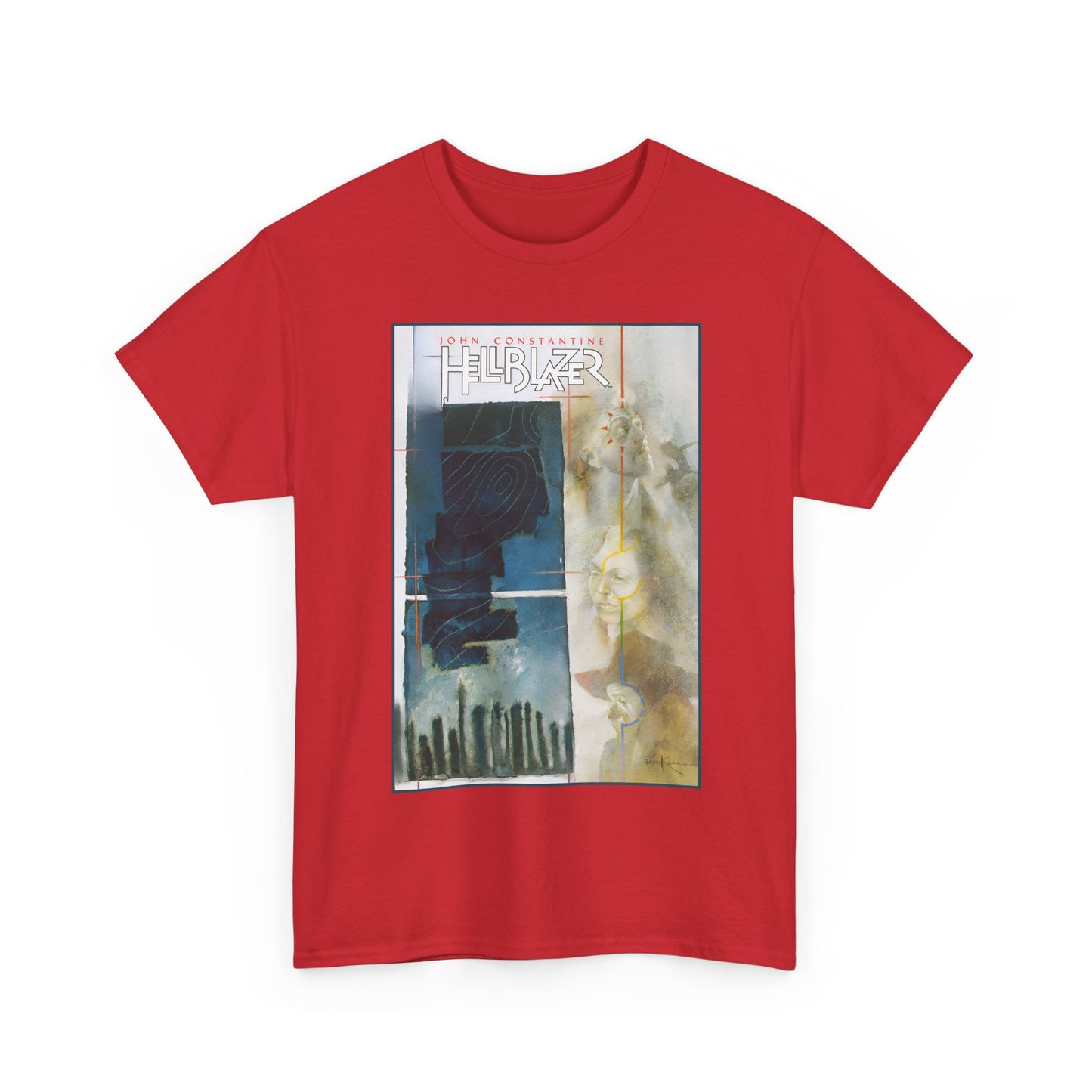 Hellblazer T-Shirt - Dave McKean Art - Vertigo Comics - John Constantine - #14 Cover Art
