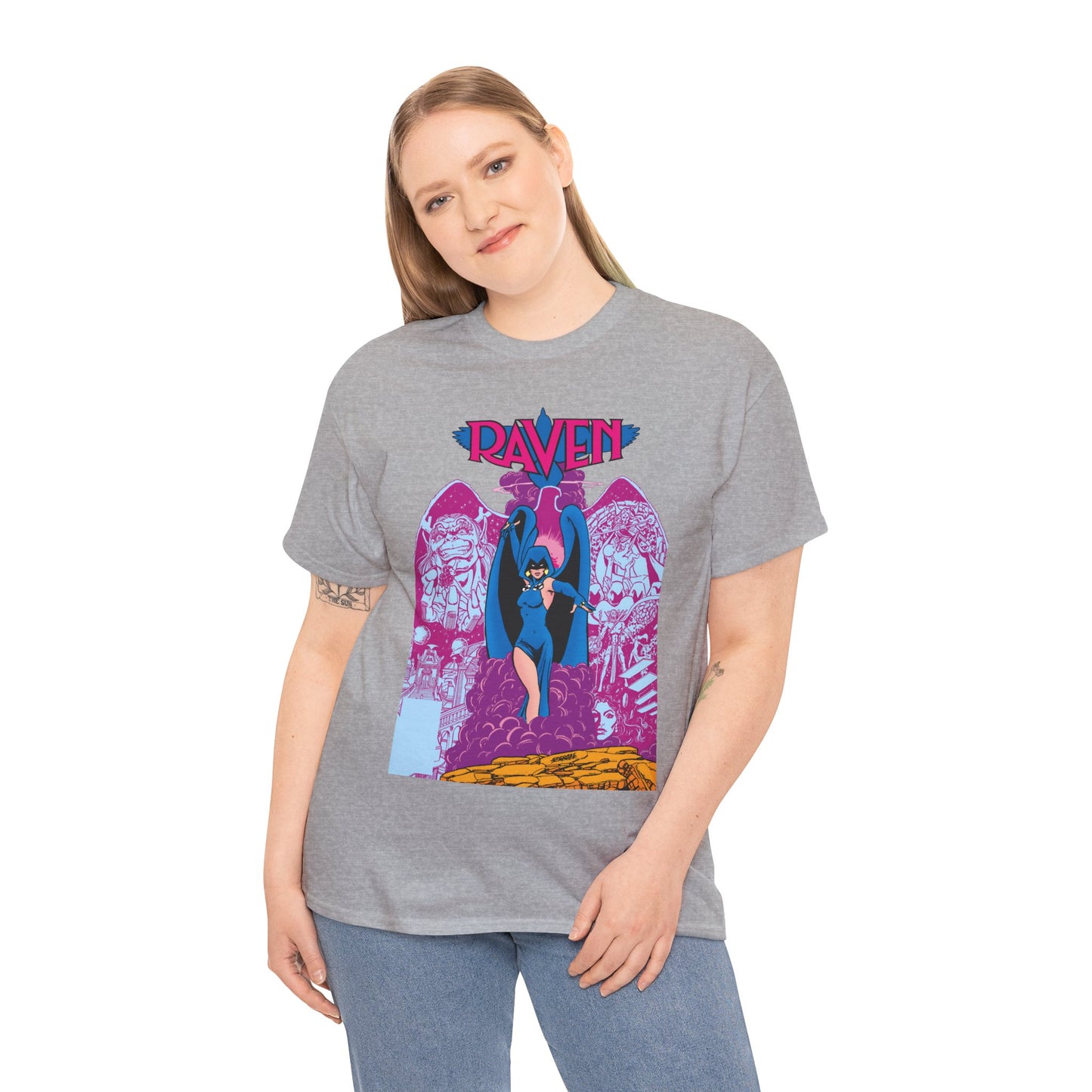 Raven T-Shirt - George Perez Art - New Teen Titans - Trigon, Azarath - DC Comics
