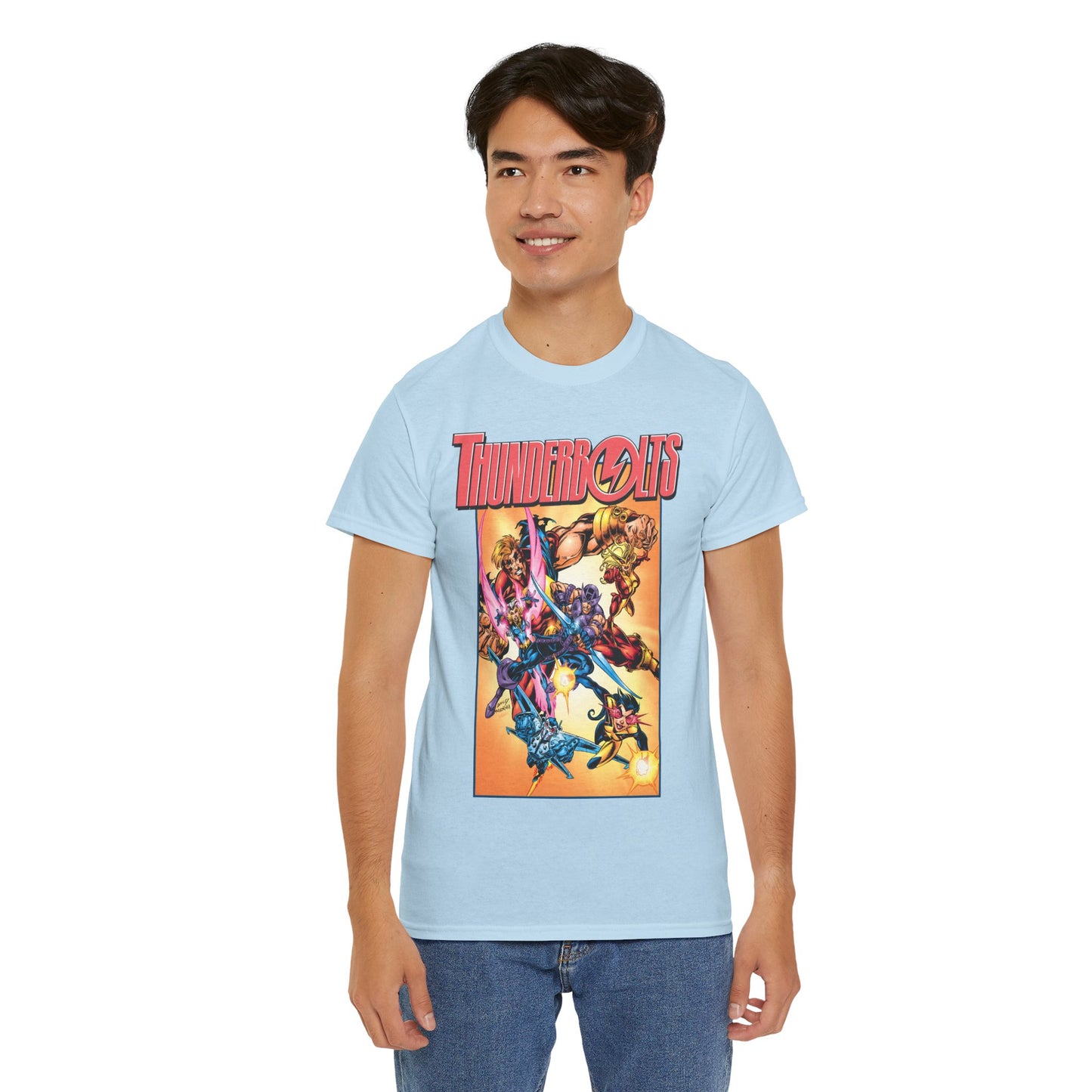 Thunderbolts T-Shirt - Mark Bagley Art - Hawkeye, Songbird - Marvel Comics - Avengers Connection