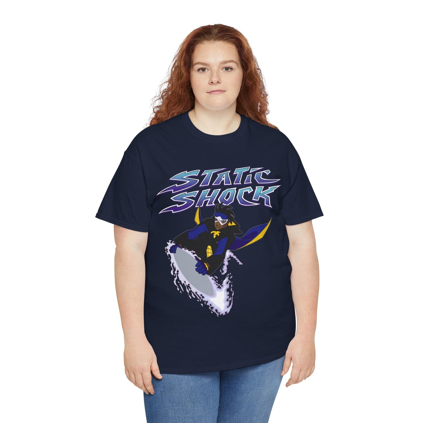 Static Shock T-Shirt - Milestone Comics - WB 1990s Animated Series - DC Comics - Virgil Hawkins