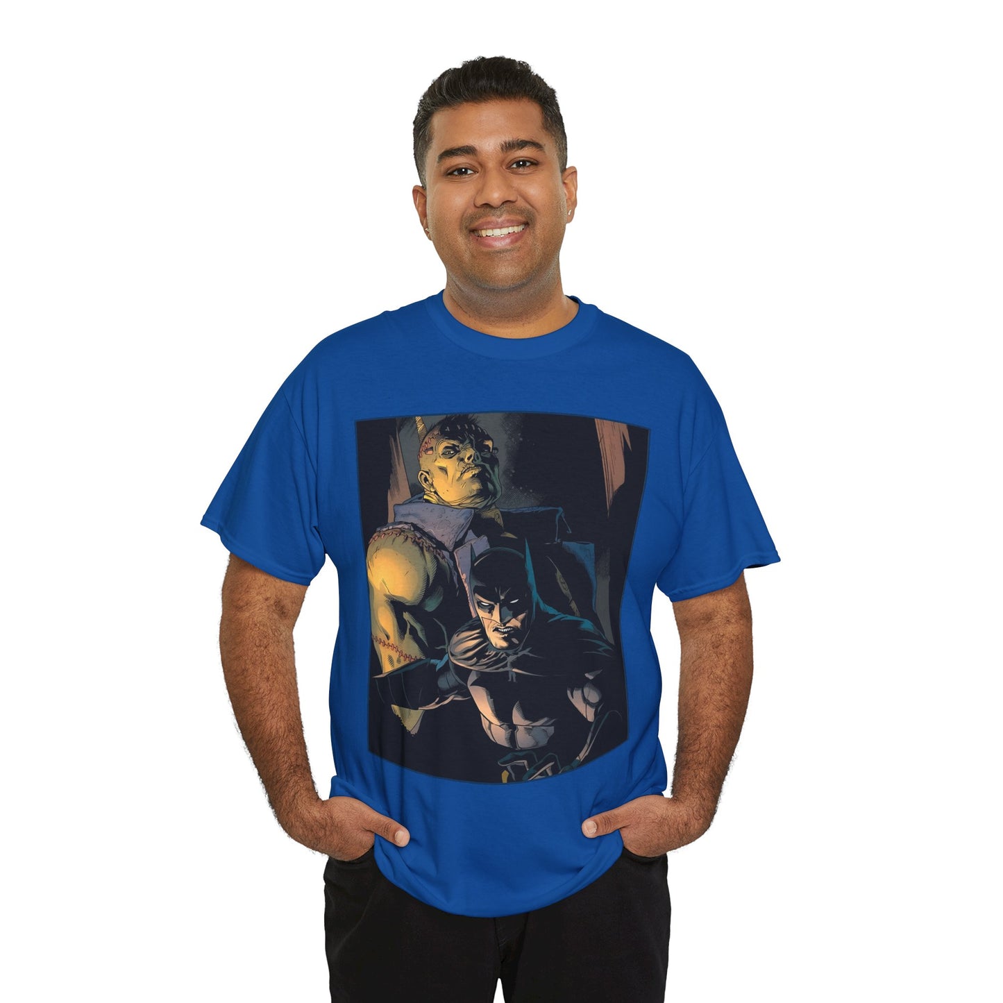 Batman & Frankenstein T-Shirt - Doug Mahnke Art - DC Comics