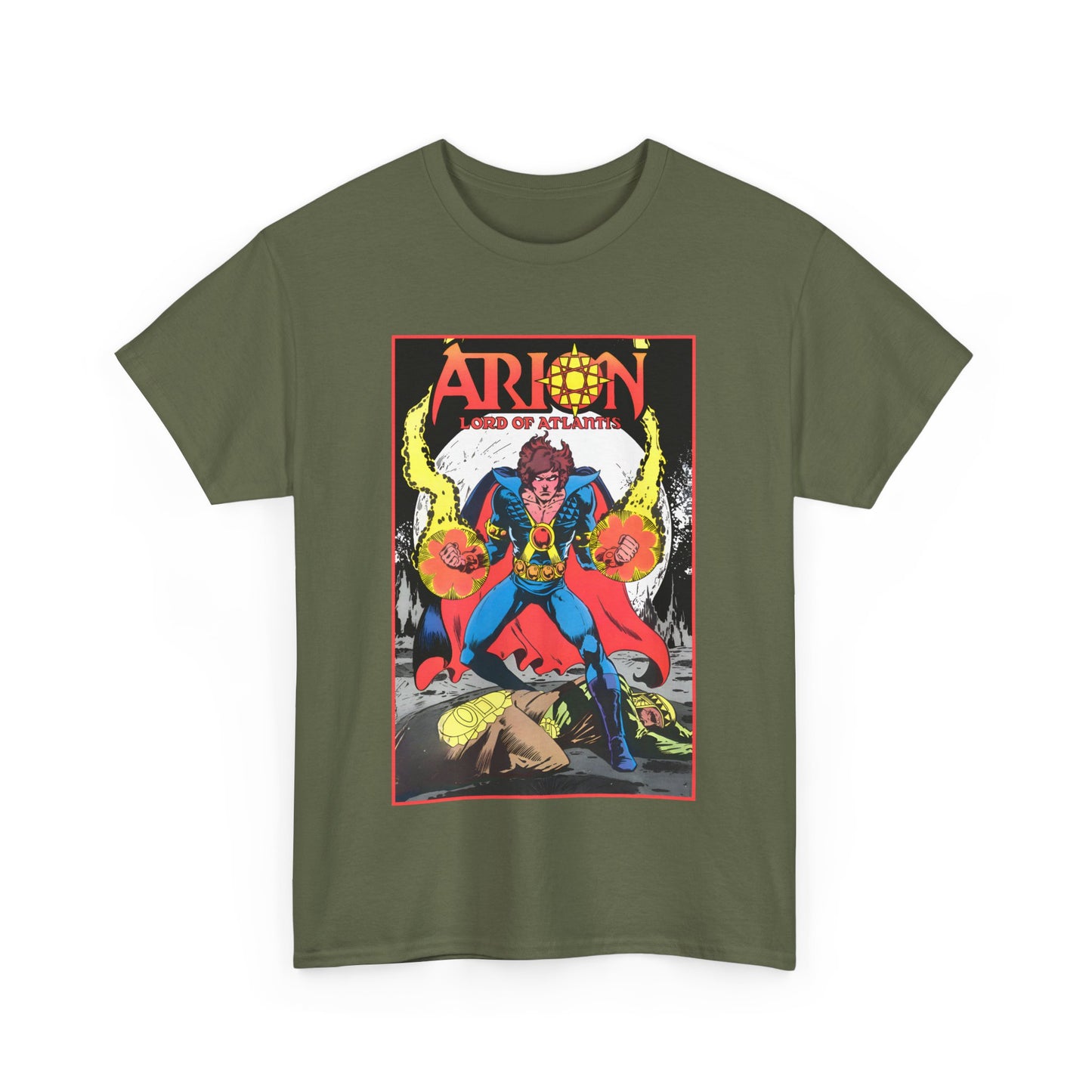 Arion, Lord of Atlantis T-Shirt - Jan Duursema Art - Atlantis Wizard - Lord of Order - Lord High Mage - DC Comics