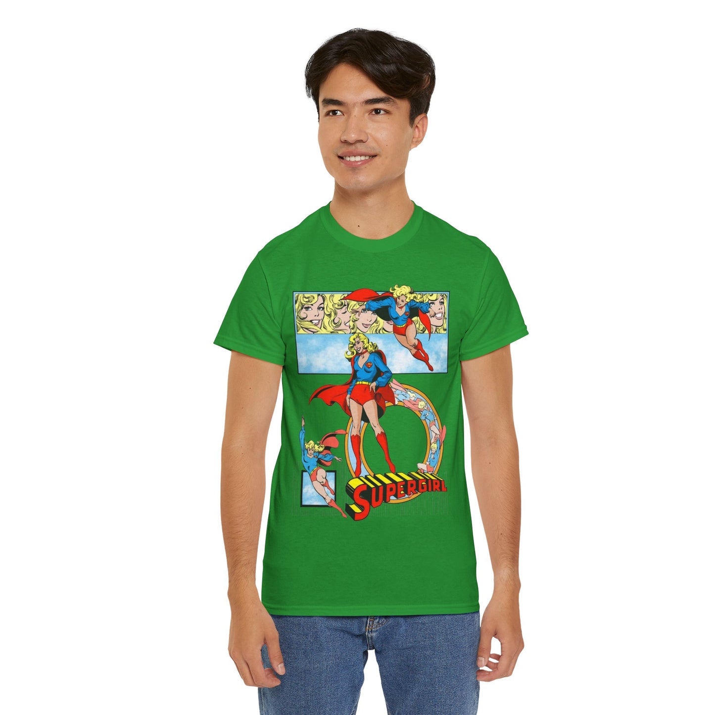 Supergirl T-Shirt - Krypton, Superman, Kara, Kandor - DC Comics - 1980s Art - Style Guide - Superman's Cousin