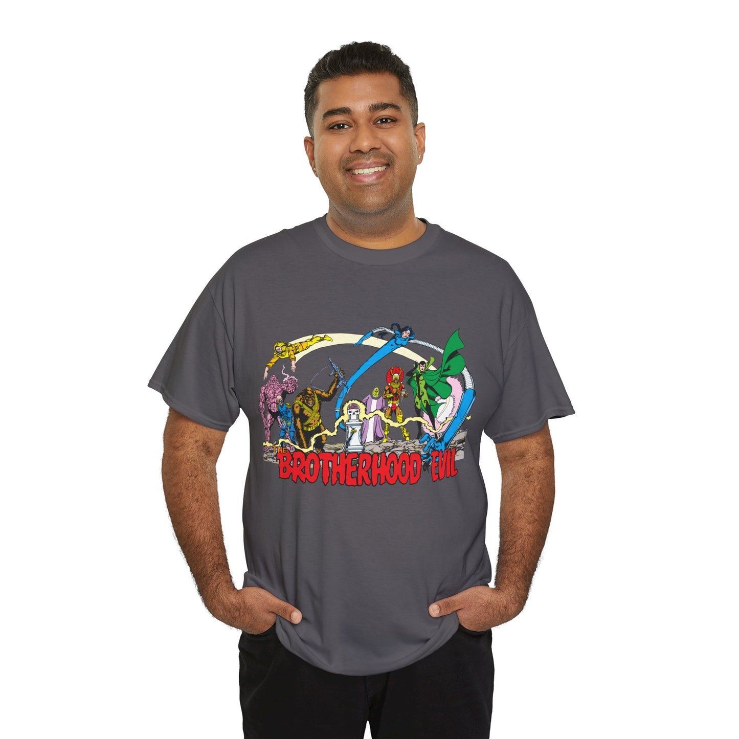 Brotherhood of Evil T-Shirt - George Perez Art - New Teen Titans, Doom Patrol - DC Comics - Madame Rouge, Phobia