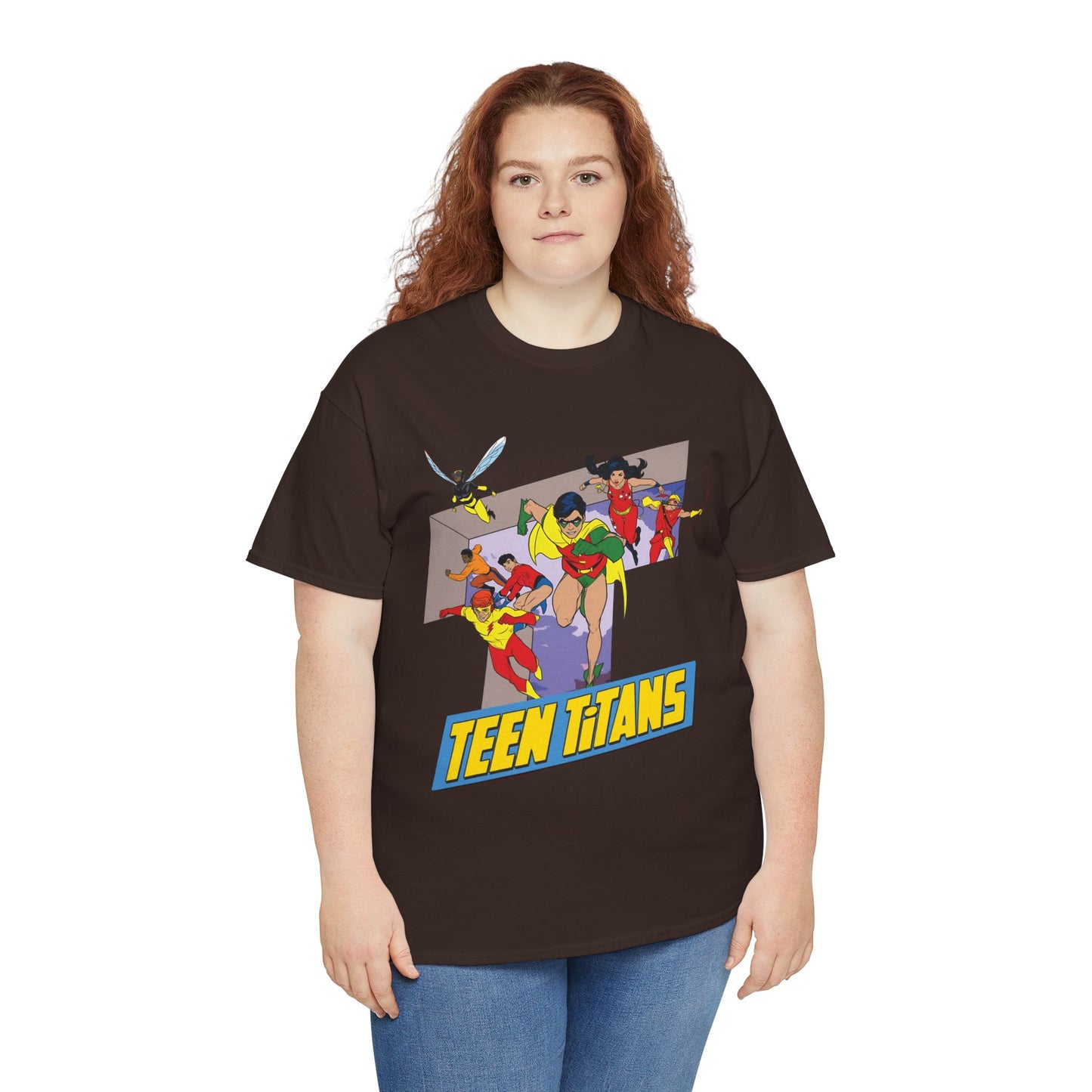 Teen Titans T-Shirt - Robin, Wonder Girl, Kid Flash, Speedy, Bumblebee, Mal, Aqualad - DC Comics