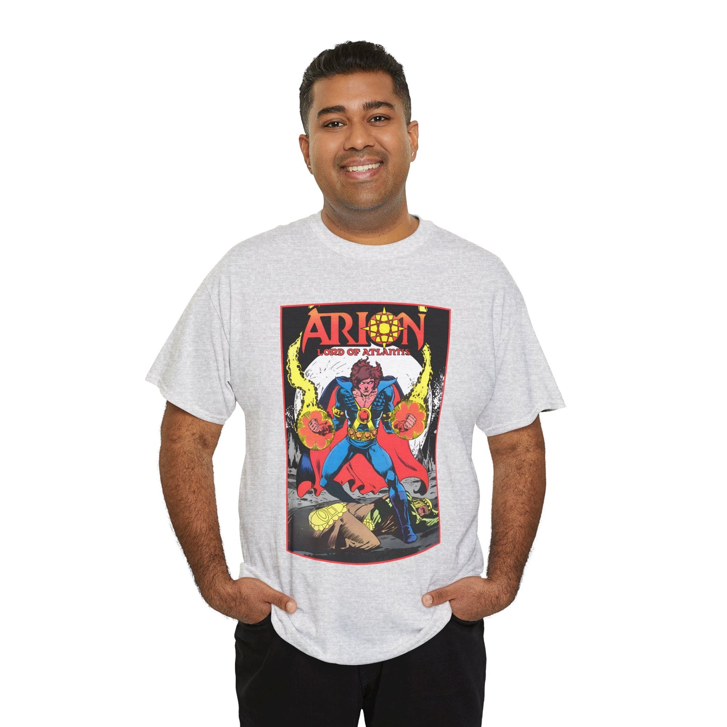 Arion, Lord of Atlantis T-Shirt - Jan Duursema Art - Atlantis Wizard - Lord of Order - Lord High Mage - DC Comics