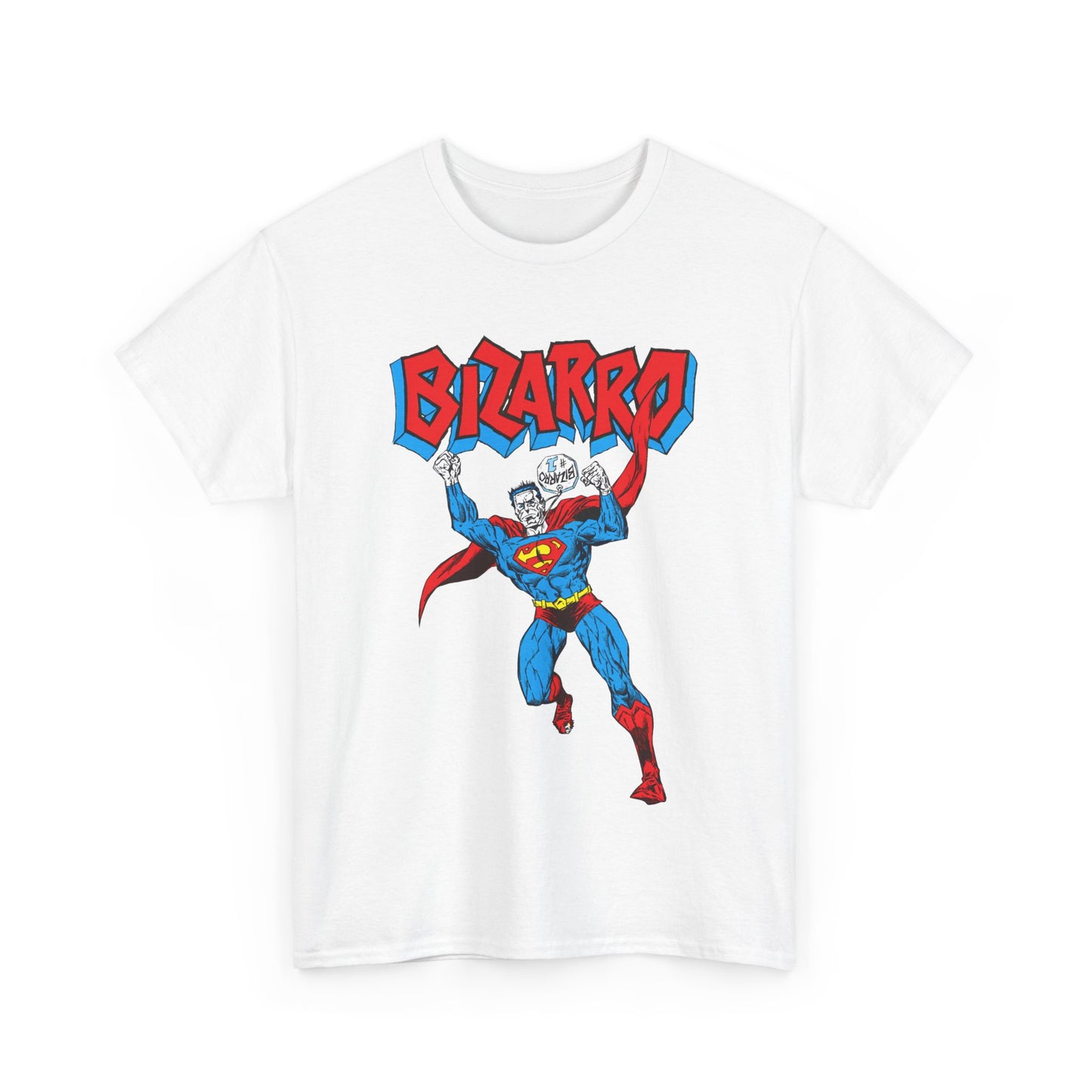 Bizarro T-Shirt - Superman Villain - DC Comics - Bizarro World - Who's Who Art - Silver Age Favourite