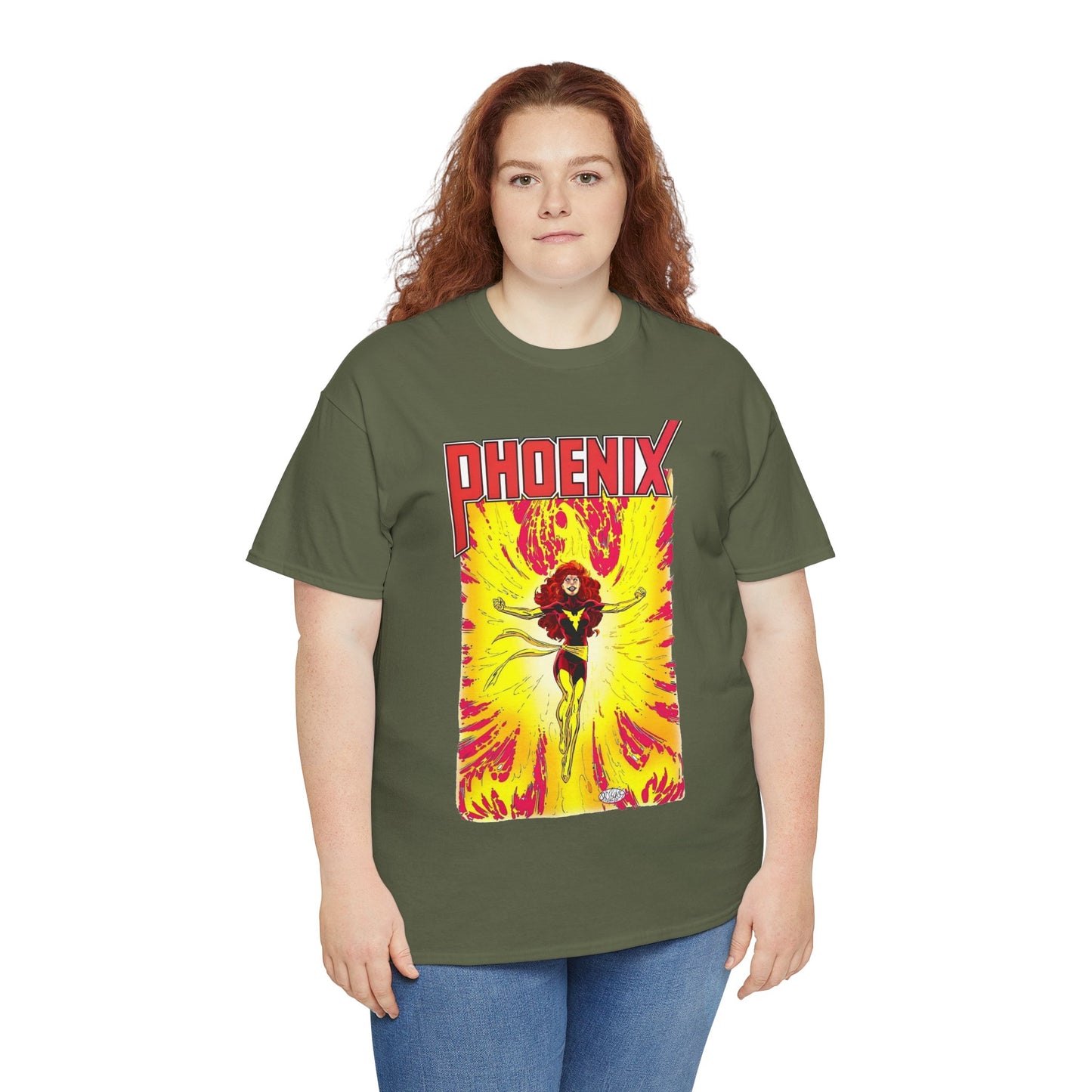 Dark Phoenix T-Shirt - John Byrne Art - Uncanny X-Men, Jean Grey - Marvel Comics
