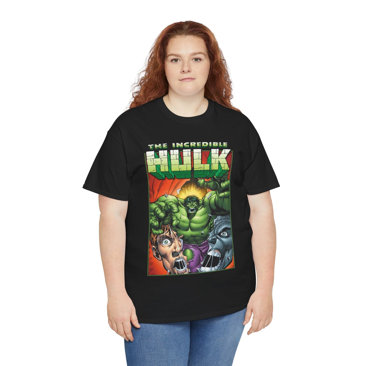 Incredible Hulk T-Shirt - Dale Keown Art - Bruce Banner Psyche - Peter David Story - 1990s Art - Marvel Comics