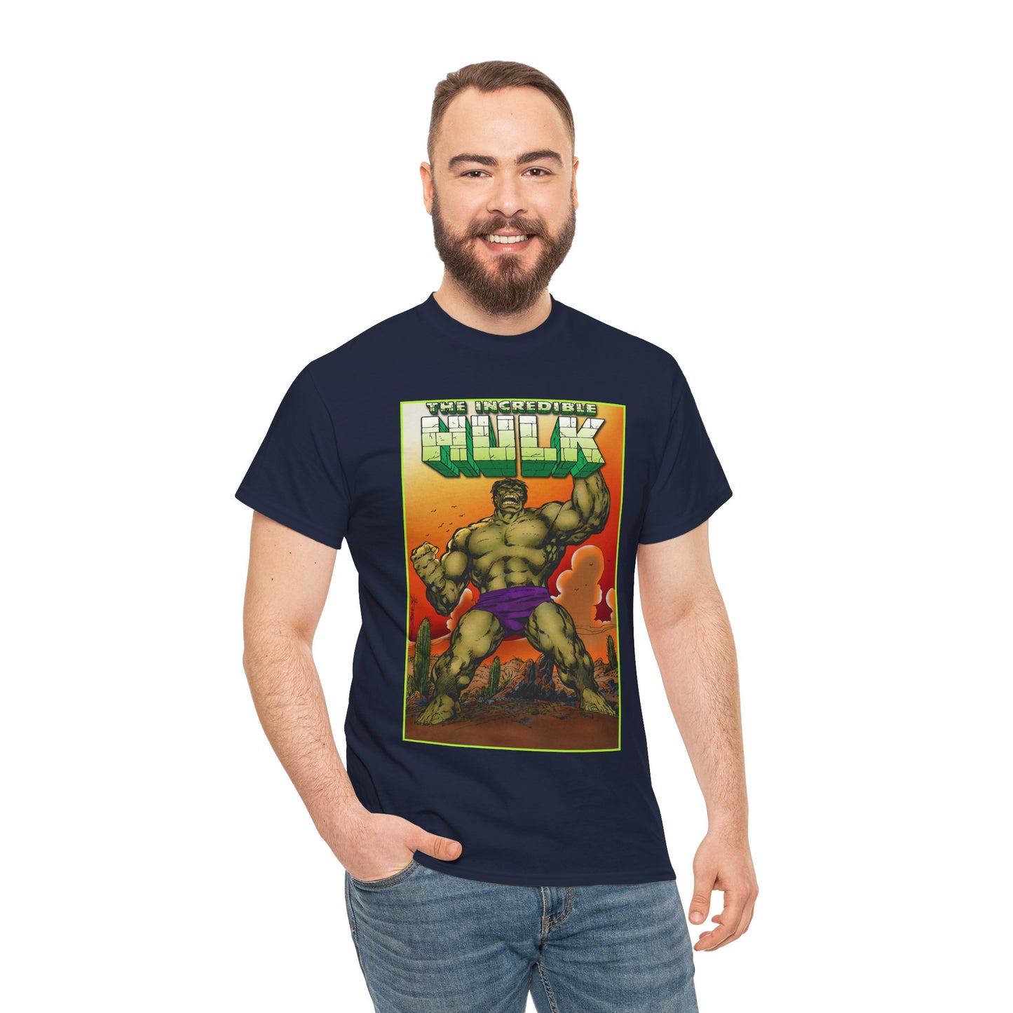 Incredible Hulk T-Shirt - John Byrne Art - Bruce Banner - Marvel Comics
