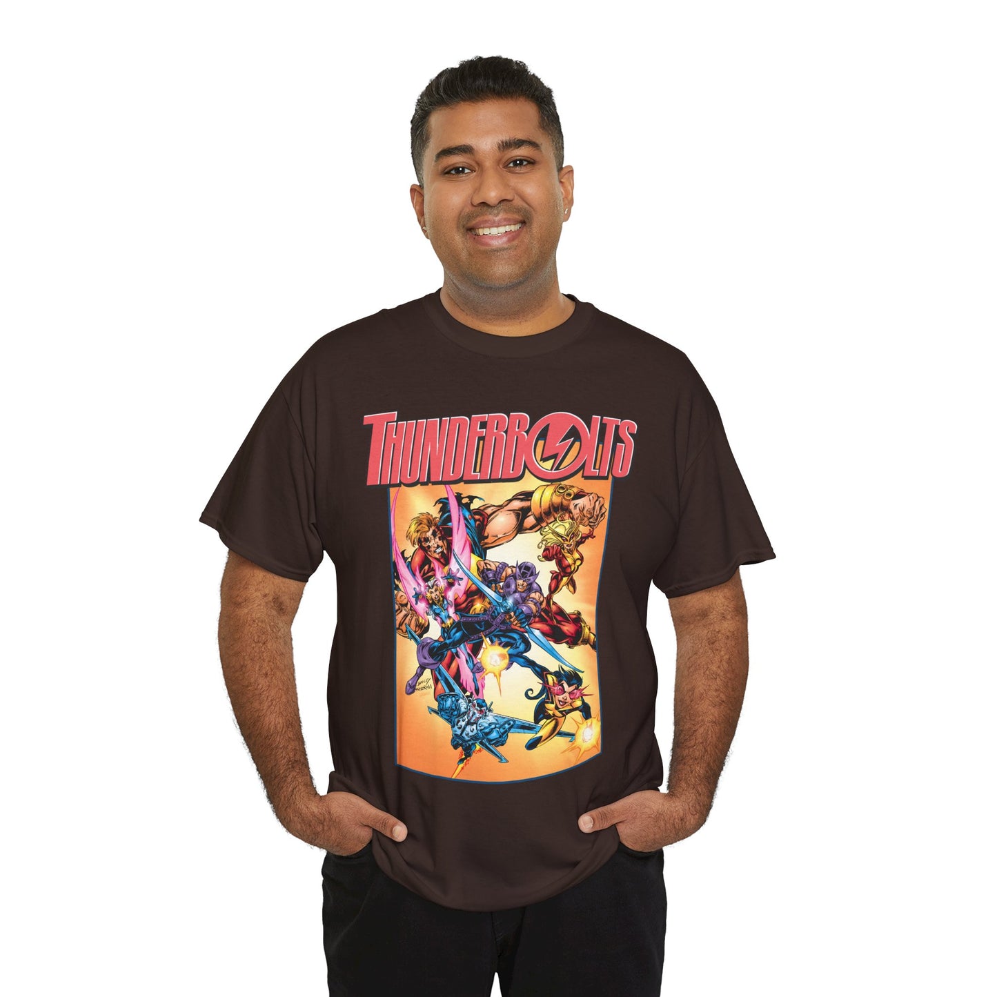 Thunderbolts T-Shirt - Mark Bagley Art - Hawkeye, Songbird - Marvel Comics - Avengers Connection