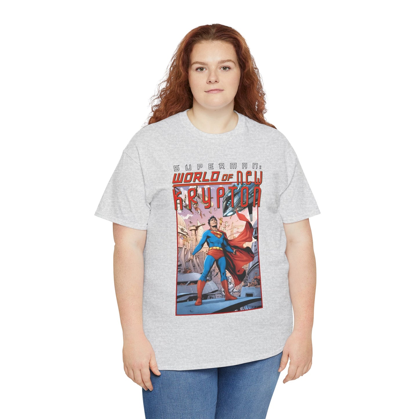 Superman World of New Krypton T-Shirt - Gary Frank Art - Popular DC Comics Storyline - Kal-El