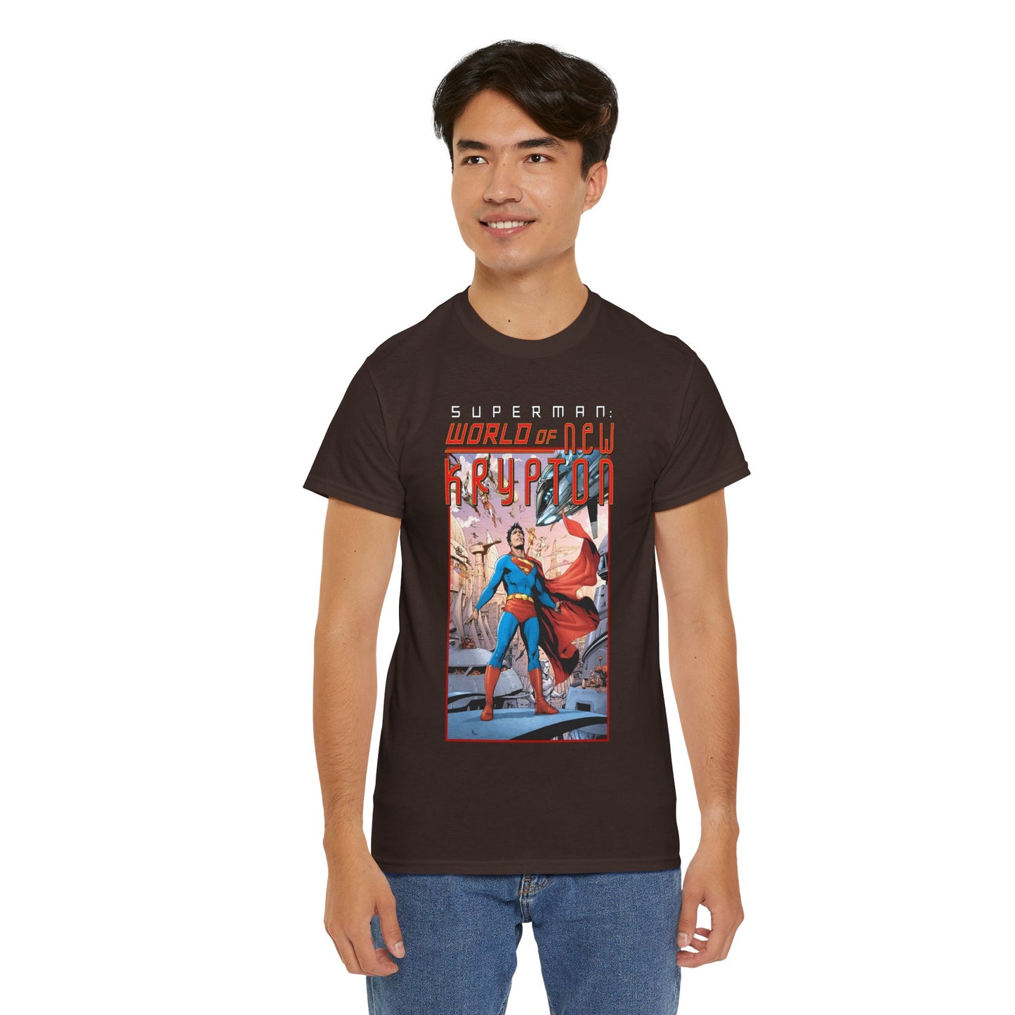 Superman World of New Krypton T-Shirt - Gary Frank Art - Popular DC Comics Storyline - Kal-El