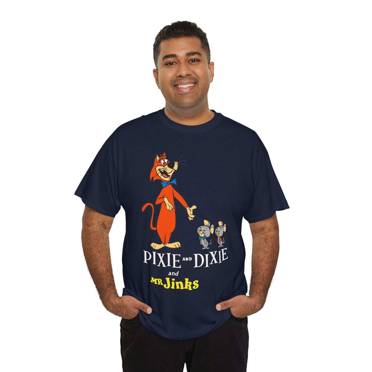 Pixie & Dixie & Mr Jinks T-Shirt - Classic Hanna-Barbera Saturday Morning Cartoon - I Hate Meeces to Pieces!