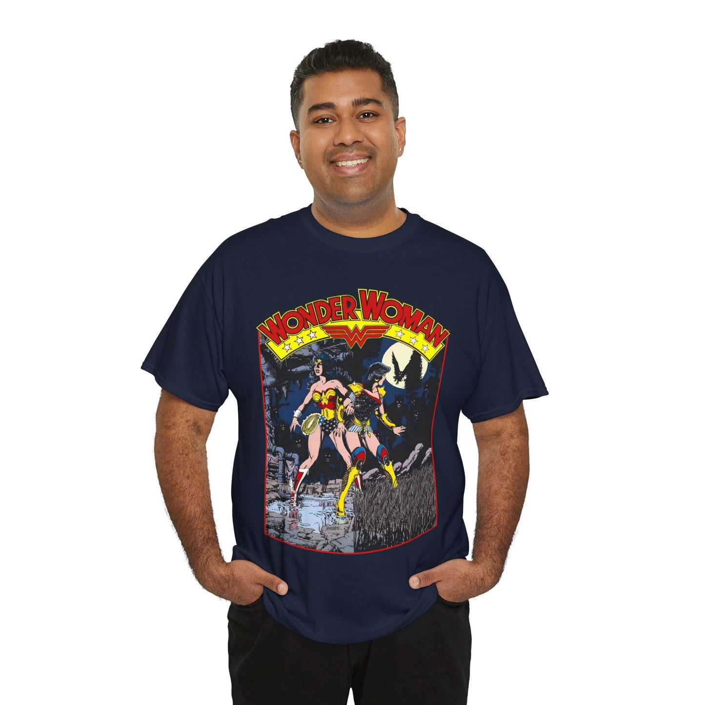 Wonder Woman & Troia T-Shirt - George Perez Art - Wonder Girl, Donna Troy - Themyscira, Paradise Island - DC Comics