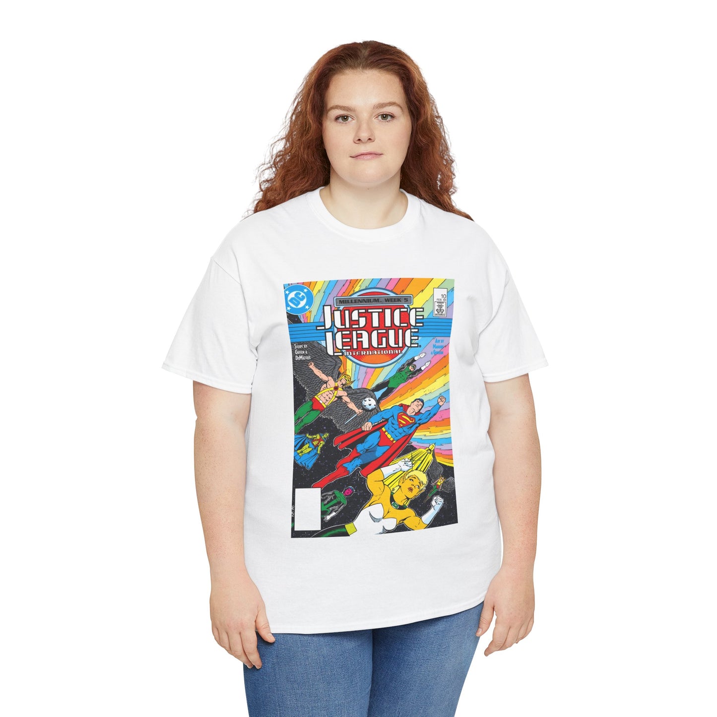 Justice League International T-Shirt - Kevin Maguire Art - DC Comics