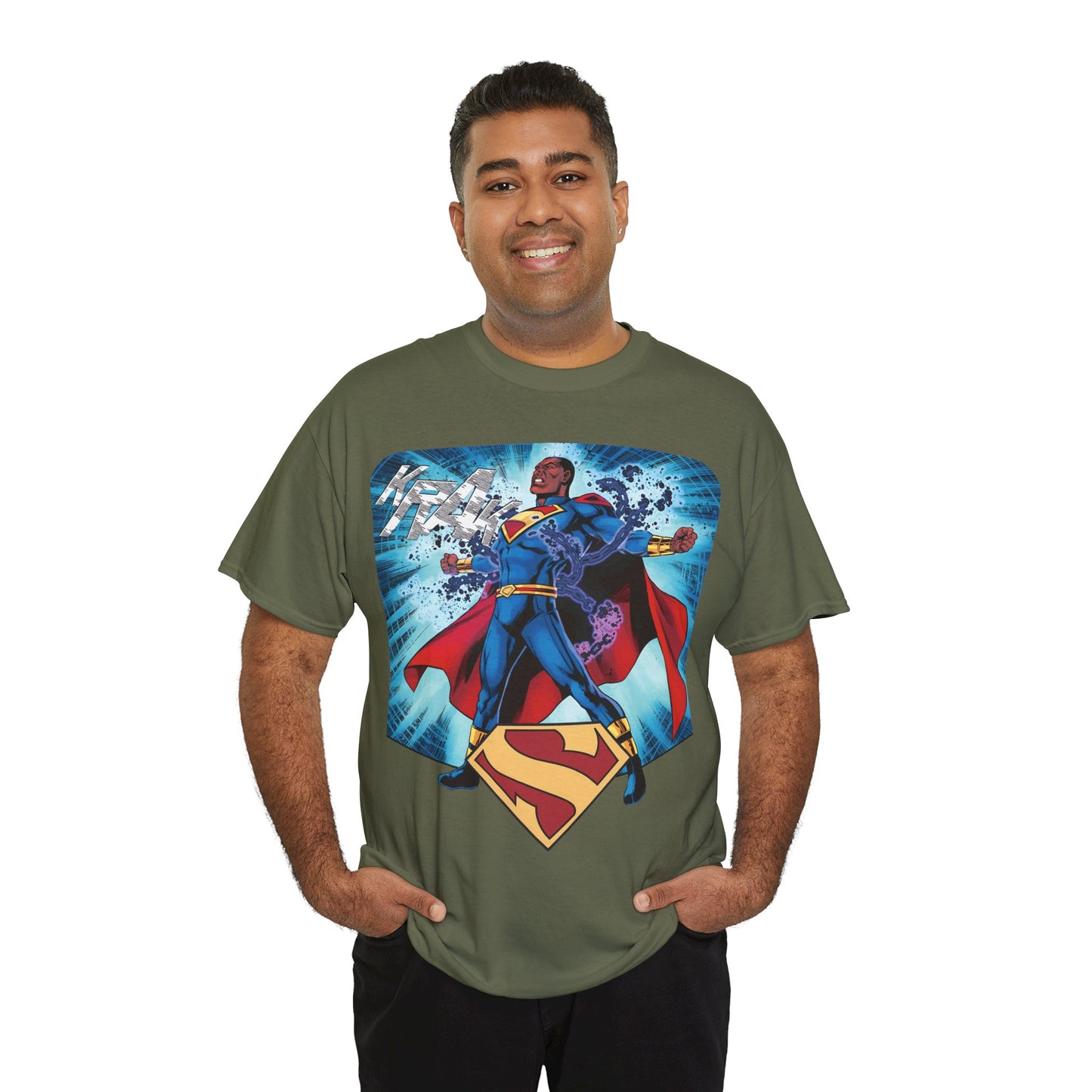 Superman Earth 23 T-Shirt - DC Comics - Calvin Ellis, Vathlo - Justice Incarnate - President