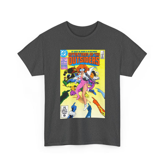 Adventures of the Outsiders #34 T-Shirt - Alan Davis Art - DC Comics