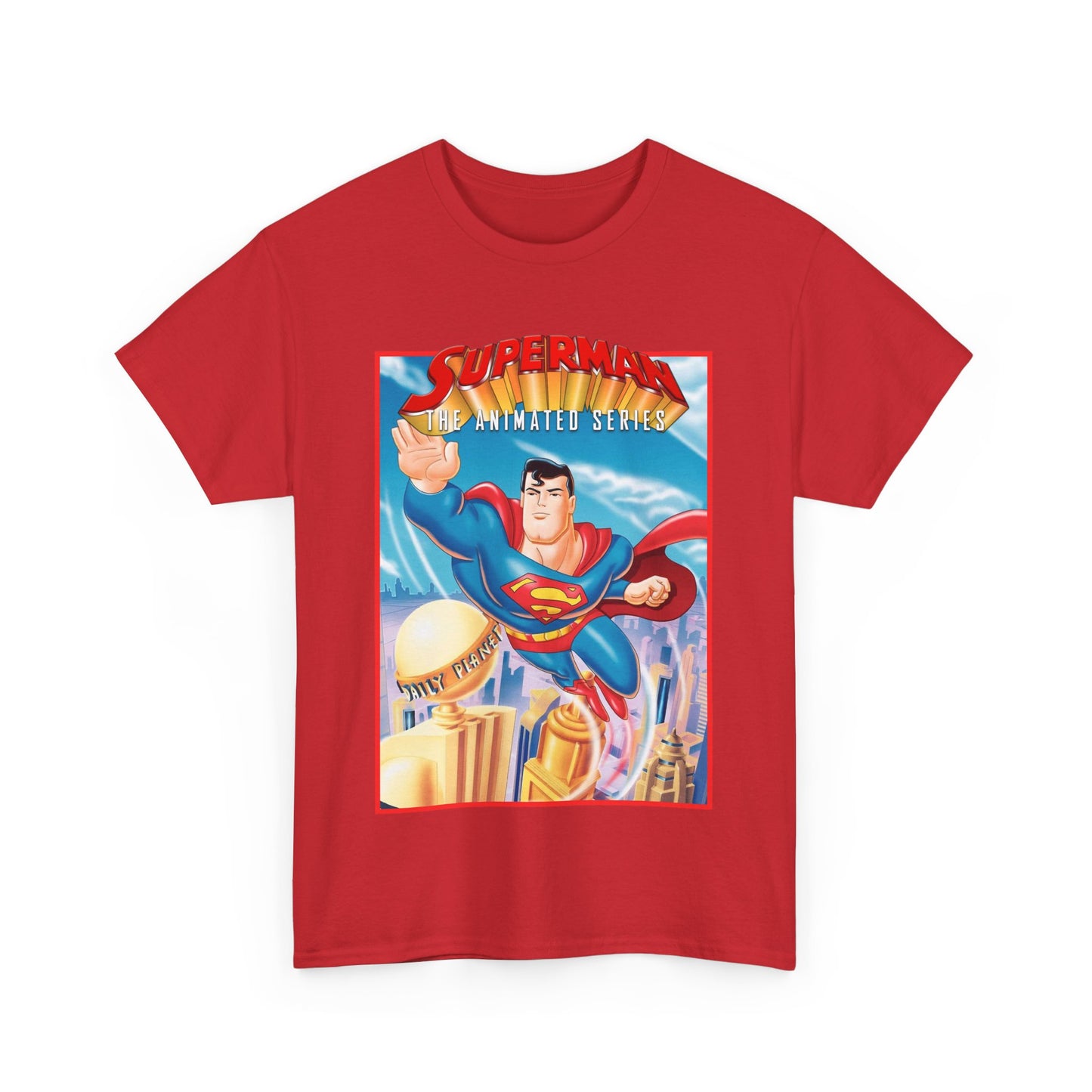 Superman The Animated Series T-Shirt - DC Comics - WB Cartoon 1990s - Metropolis - Man of Steel - Daily Planet