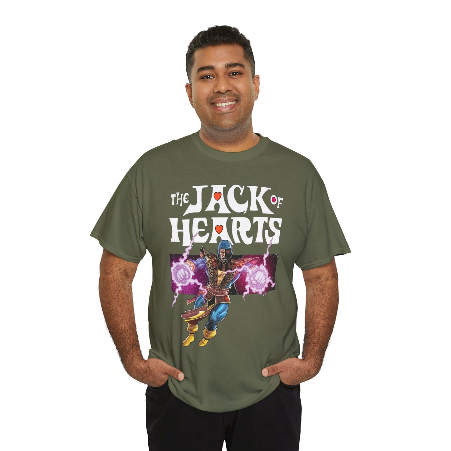 Jack of Hearts T-Shirt - George Perez Art - Marvel Comics - Avengers Member - She-Hulk Boyfriend