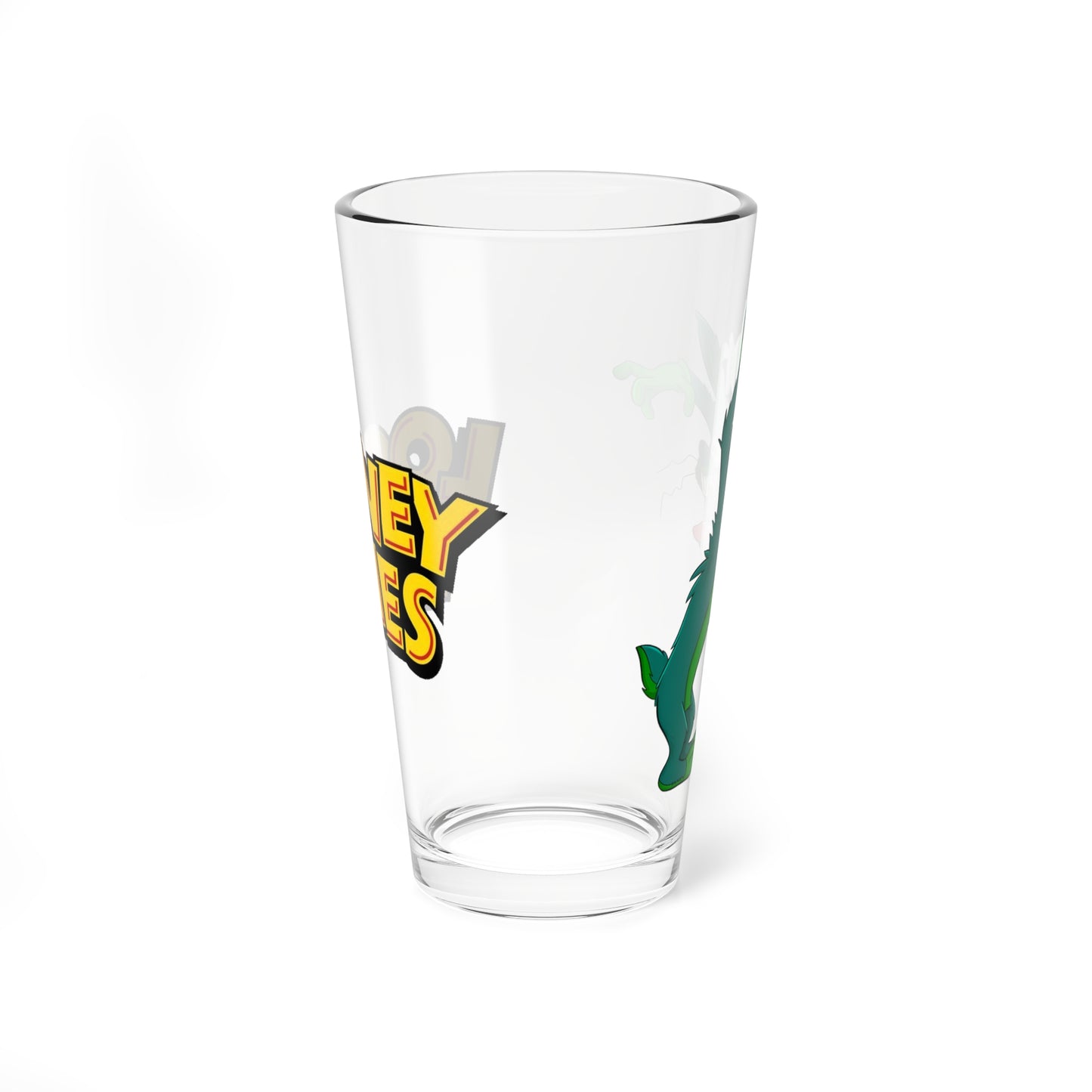 Monster Bugs Bunny Pint Glass, 16oz - Looney Tunes Halloween Cartoon Special - Big Green Rabbit