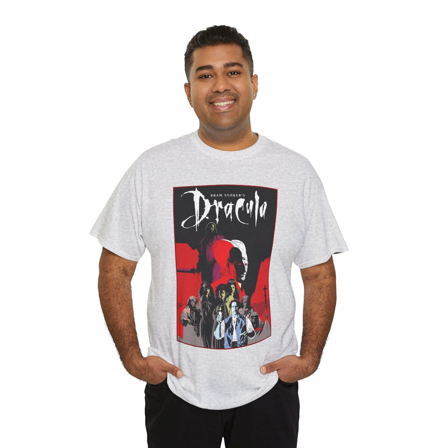 Bram Stoker's Dracula T-Shirt - Mike Mignola Art - Francis Ford Coppola Movie - Mina Murray, Jonathan Harker
