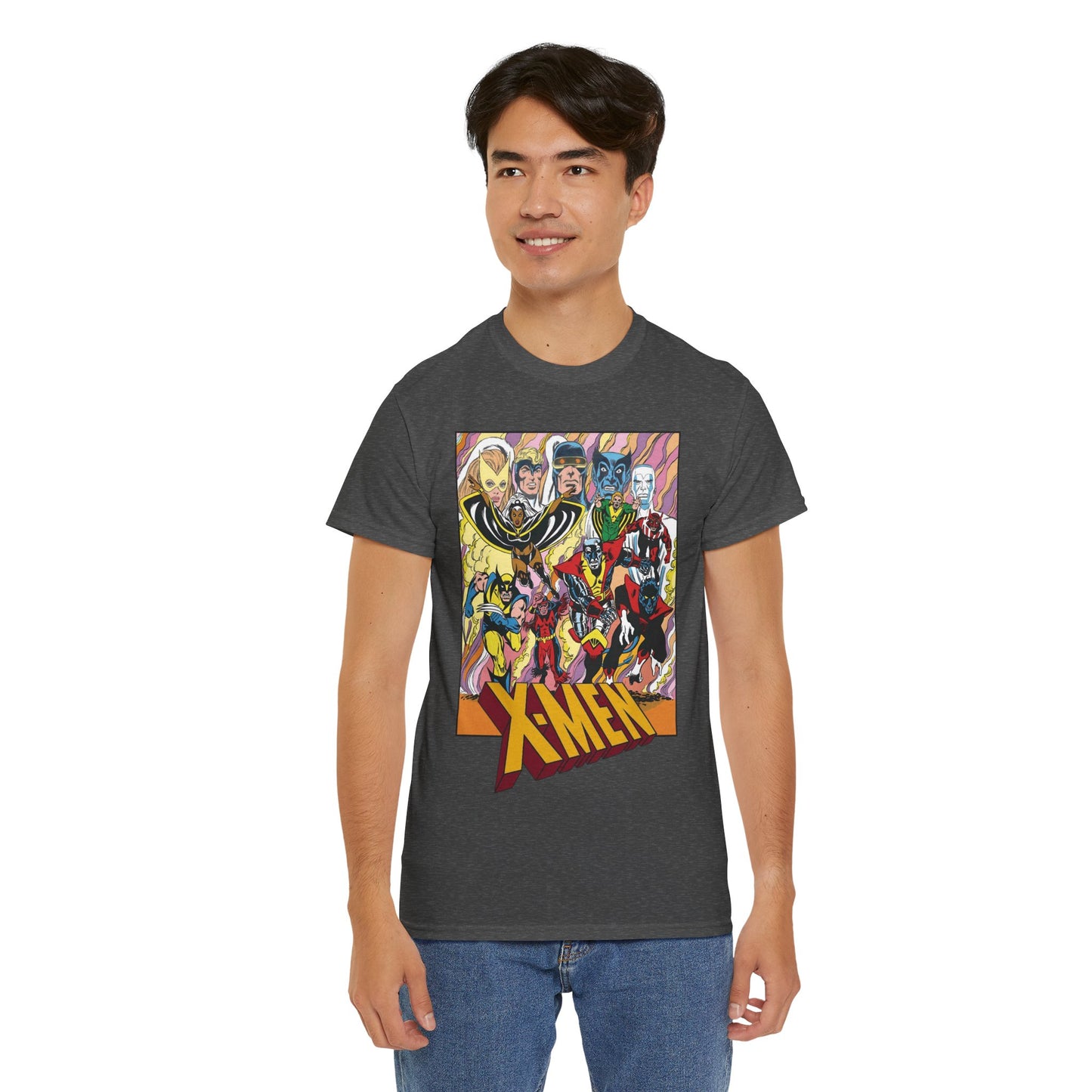 Uncanny X-Men T-Shirt - Dave Cockrum Art - Cyclops, Nightcrawler, Storm, Wolverine, Thunderbird - Marvel Comics