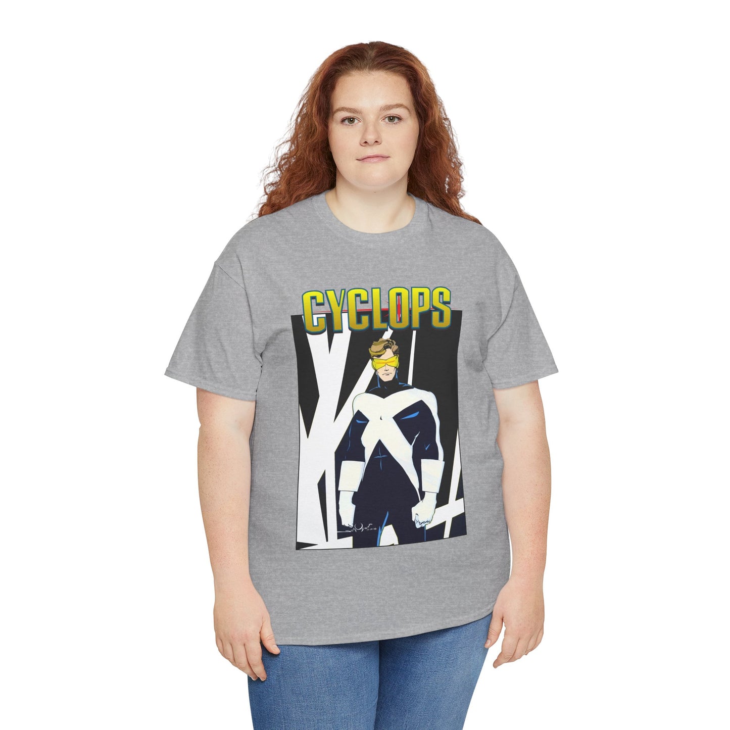 Cyclops T-Shirt - Walt Simonson Art - X-Men, X-Factor Member & Leader - Scott Summers - Marvel Comics