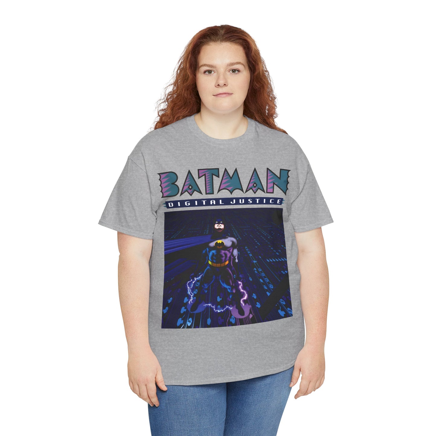 Batman Digital Justice T-Shirt - Pepe Moreno Computer Generated Art - Graphic Novel - Gotham City, Bruce Wayne - DC Comics
