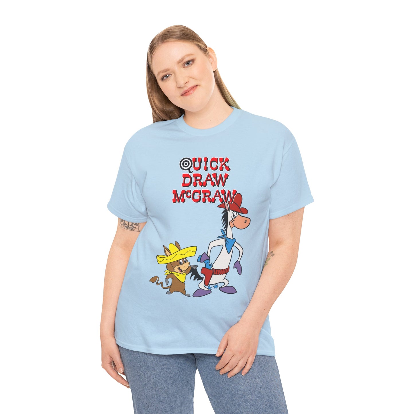 Quick Draw McGraw T-Shirt - Baba Looey - Hanna-Barbera Cartoon - Popular 1960s TV Animation