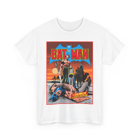 Batman T-Shirt - Neal Adams Art - R'as Al Ghul - Demon Lives Again - DC Comics - Dark Knight Detective