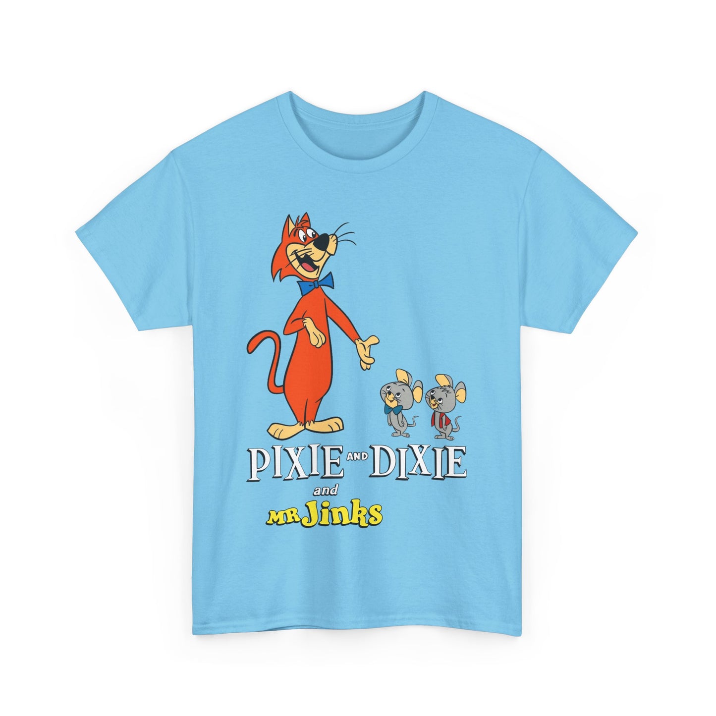 Pixie & Dixie & Mr Jinks T-Shirt - Classic Hanna-Barbera Saturday Morning Cartoon - I Hate Meeces to Pieces!