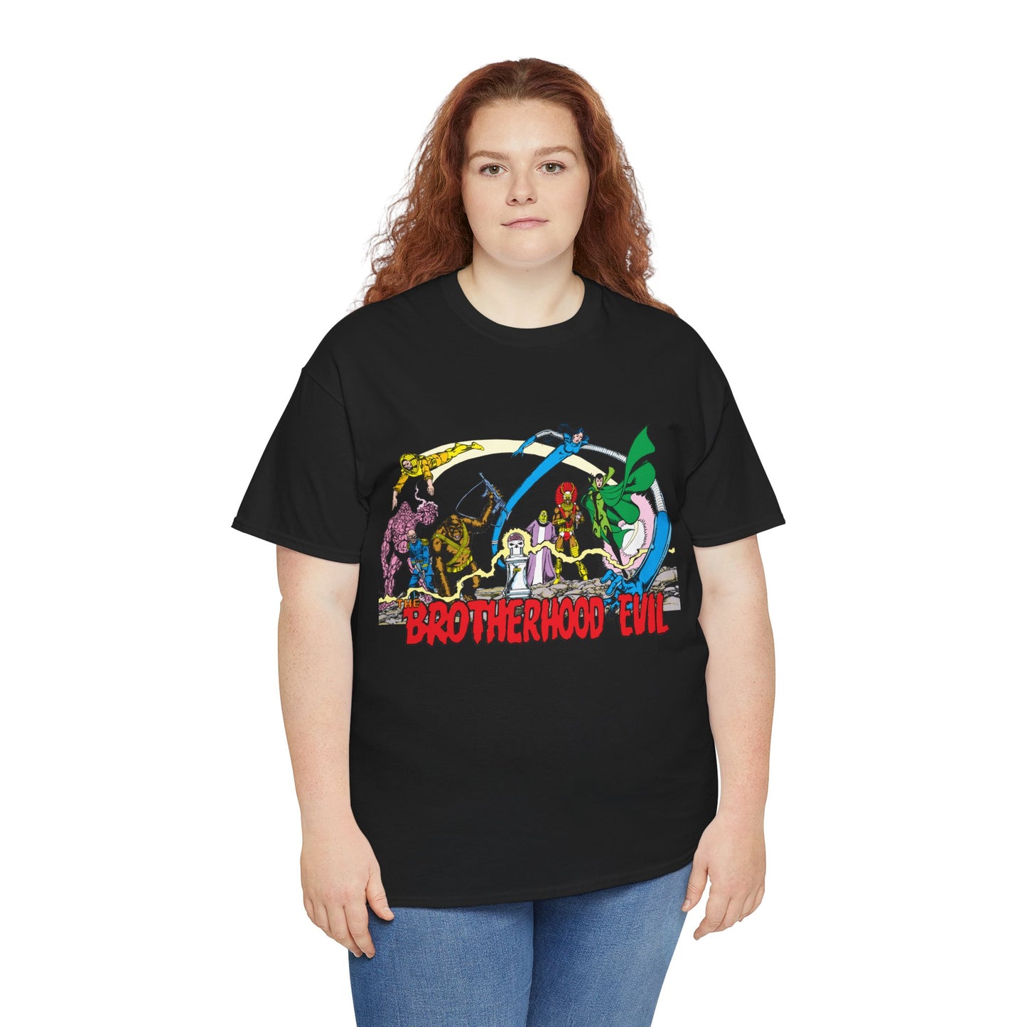 Brotherhood of Evil T-Shirt - George Perez Art - New Teen Titans, Doom Patrol - DC Comics - Madame Rouge, Phobia