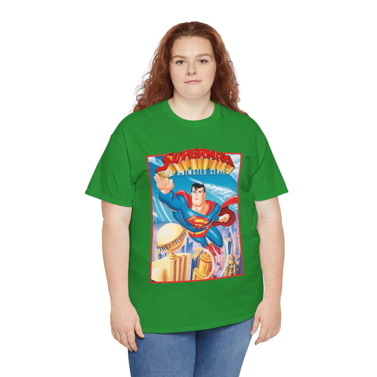 Superman The Animated Series T-Shirt - DC Comics - WB Cartoon 1990s - Metropolis - Man of Steel - Daily Planet