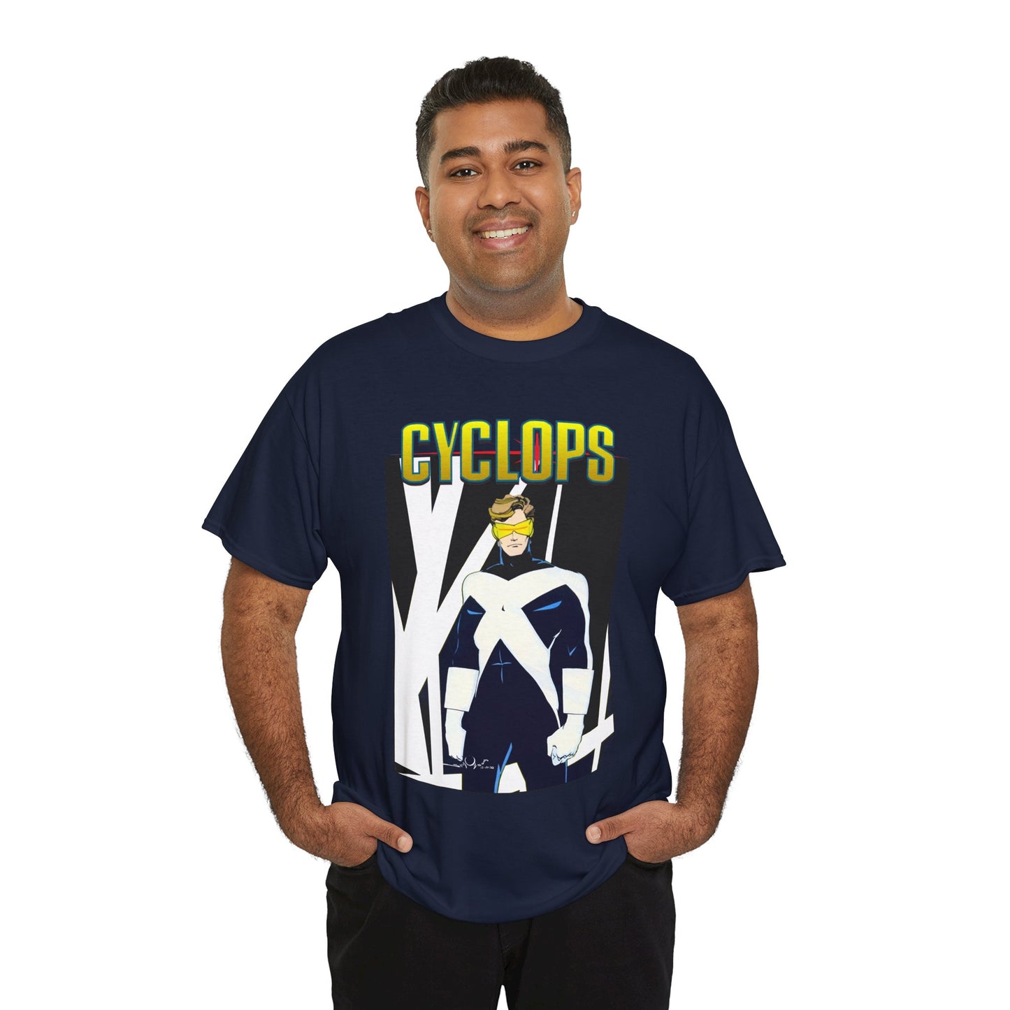 Cyclops T-Shirt - Walt Simonson Art - X-Men, X-Factor Member & Leader - Scott Summers - Marvel Comics